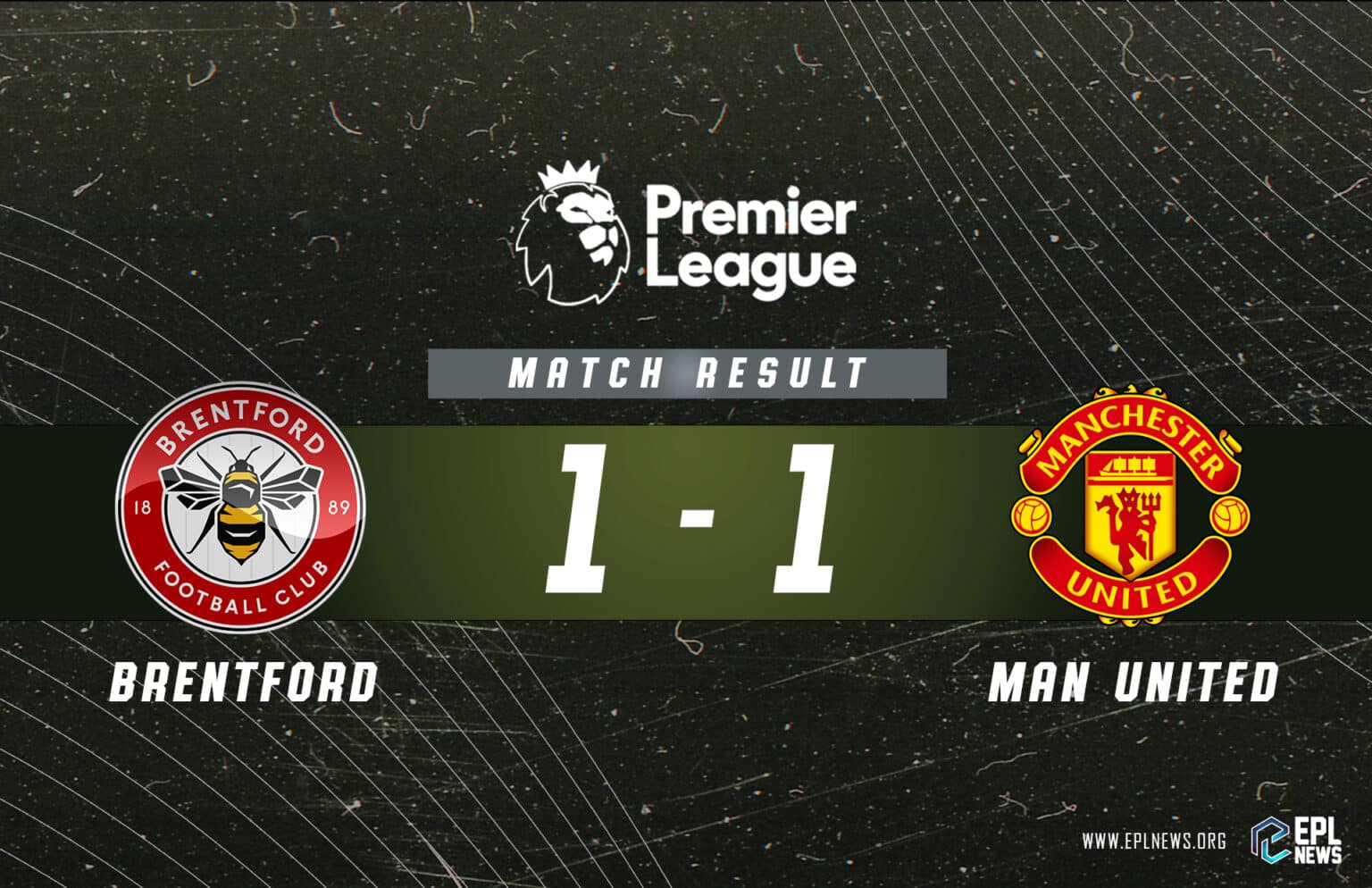 Brentford-Manchester United Raporu