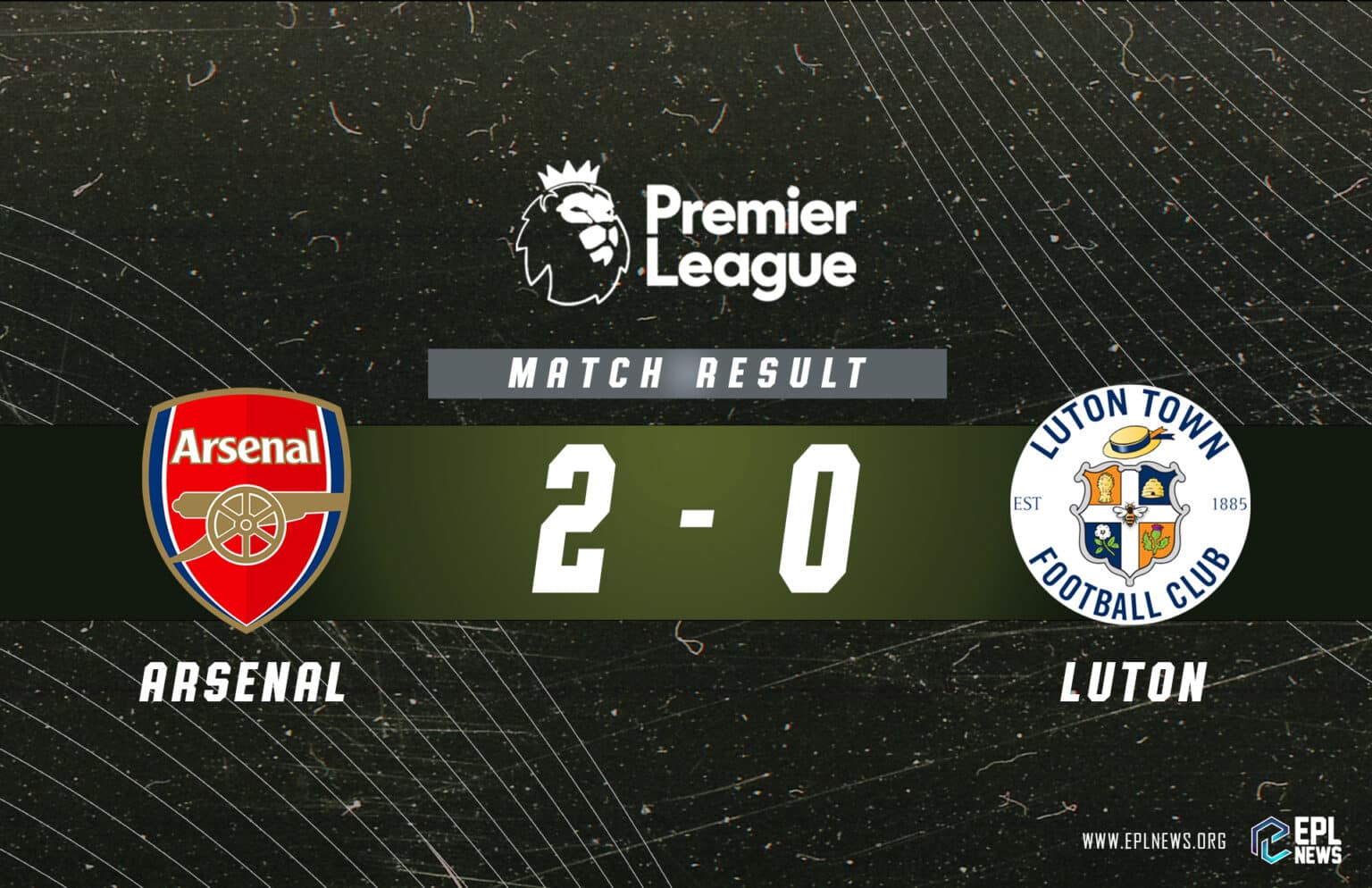 Arsenal-Luton Raporu