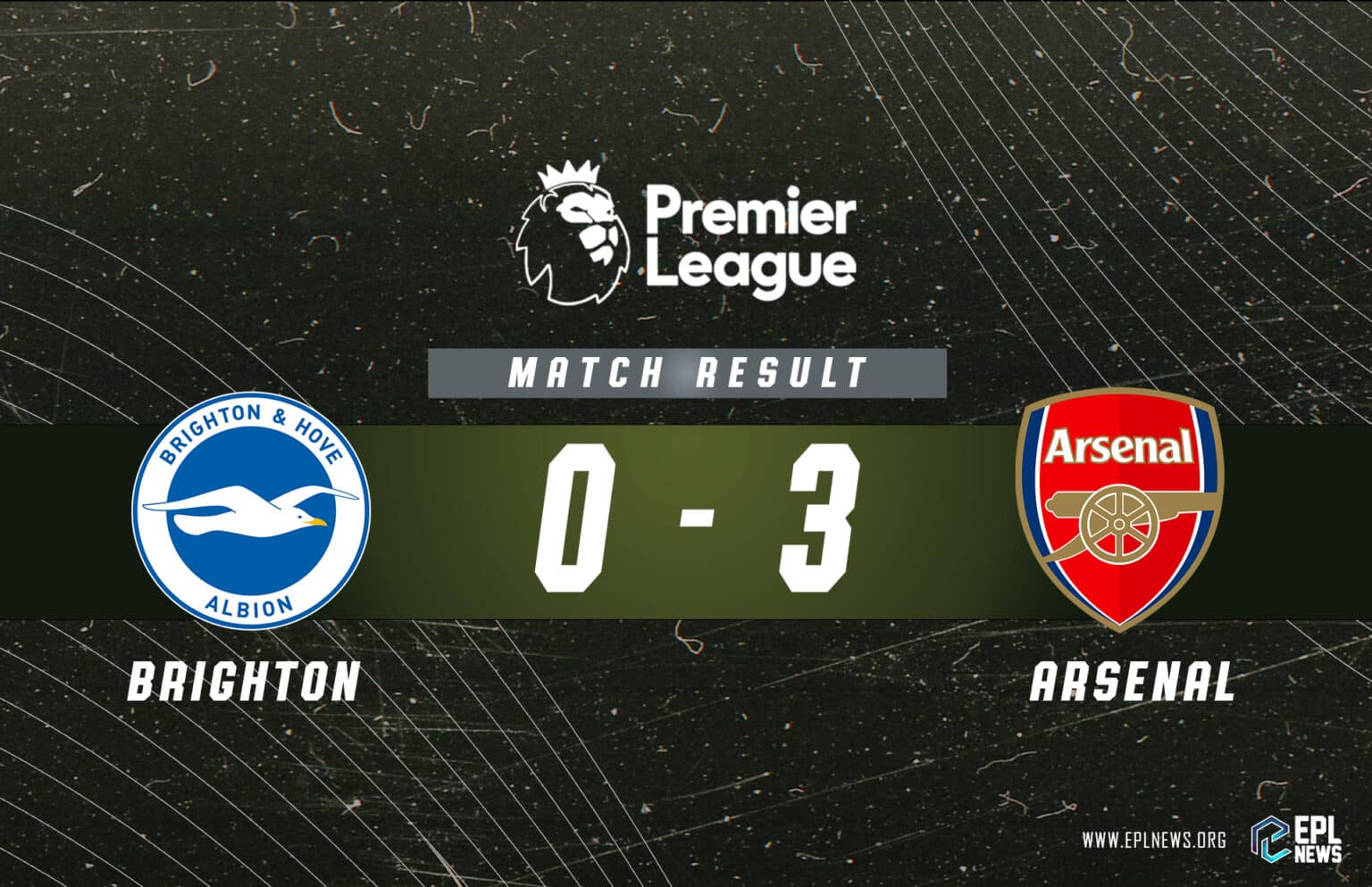 Brighton-Arsenal Raporu