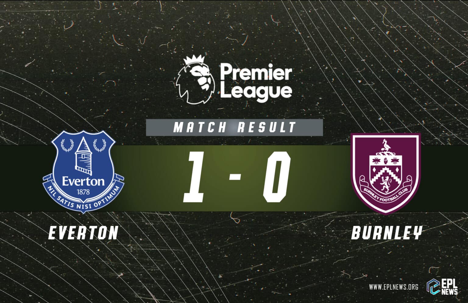 Everton-Burnley Raporu