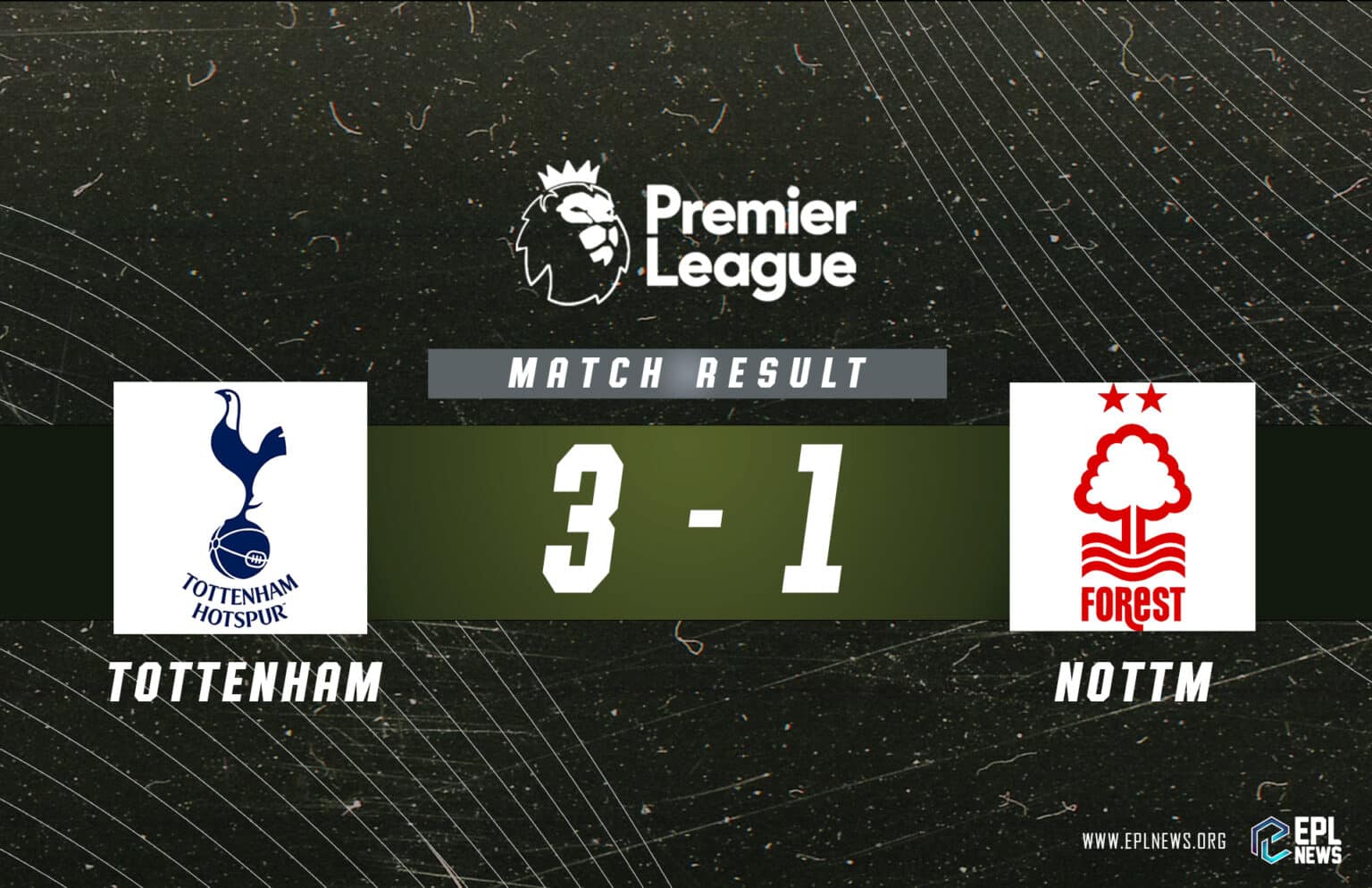 Tottenham - Nottingham Forest Raporu