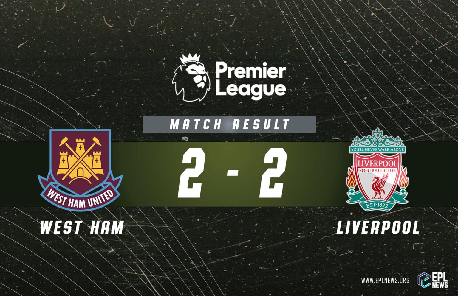 West Ham-Liverpool Raporu