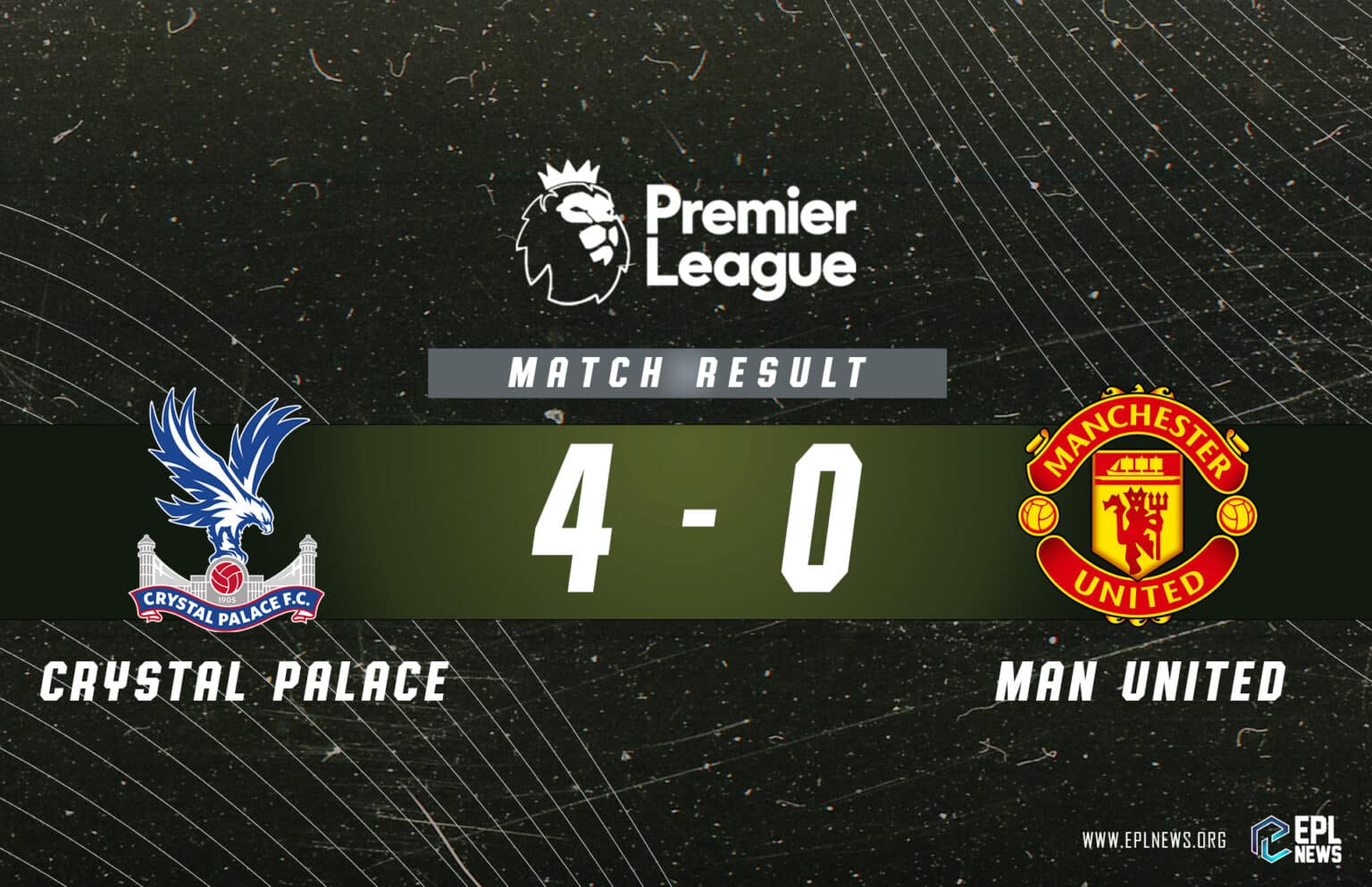 Crystal Palace-Manchester United Raporu