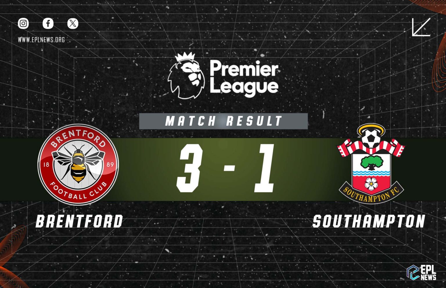 Brentford vs Southampton 3-1 Raporu