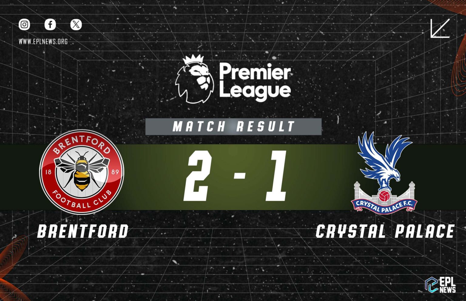 Brentford vs Crystal Palace Raporu