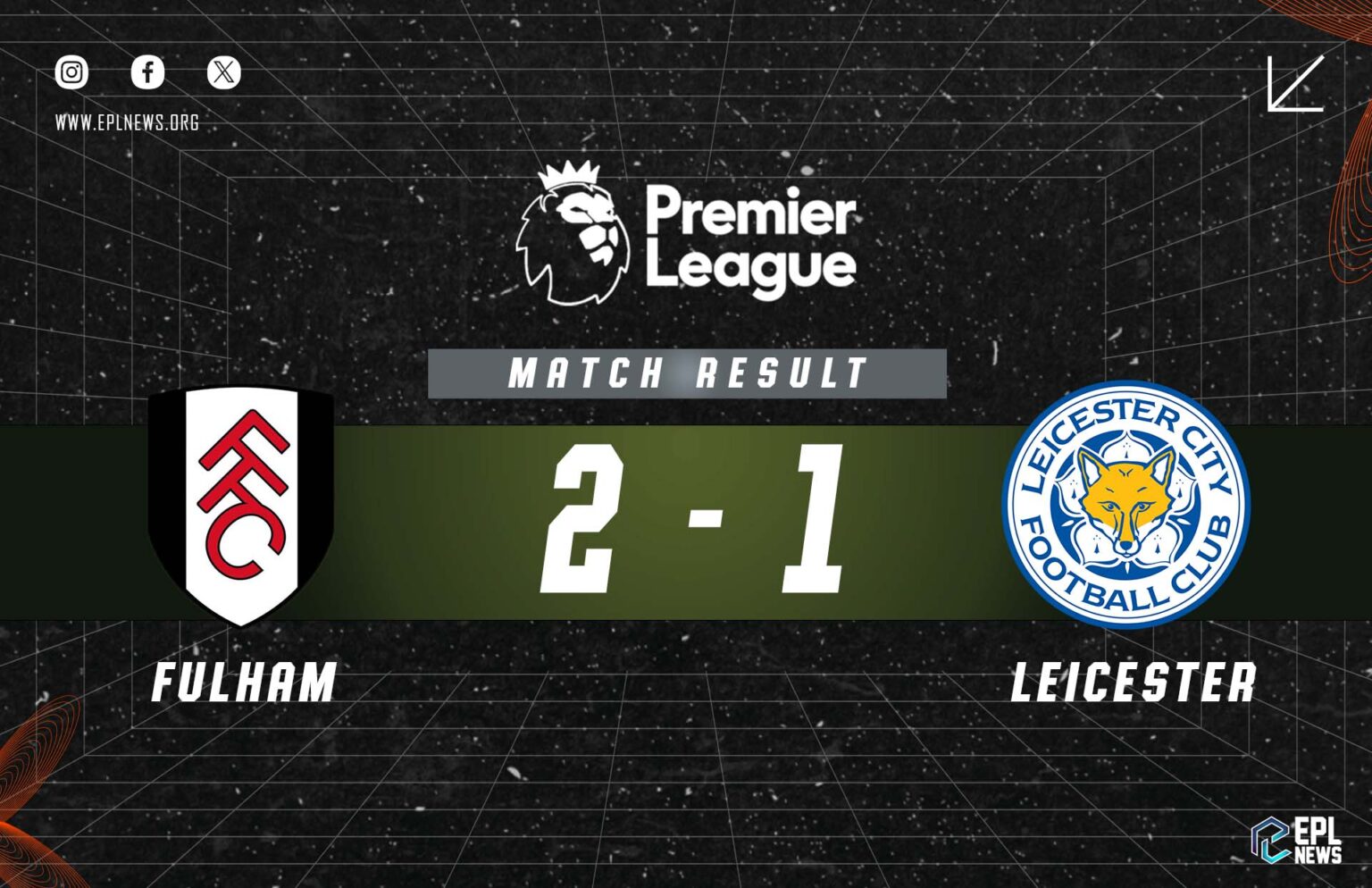 Fulham-Leicester Raporu