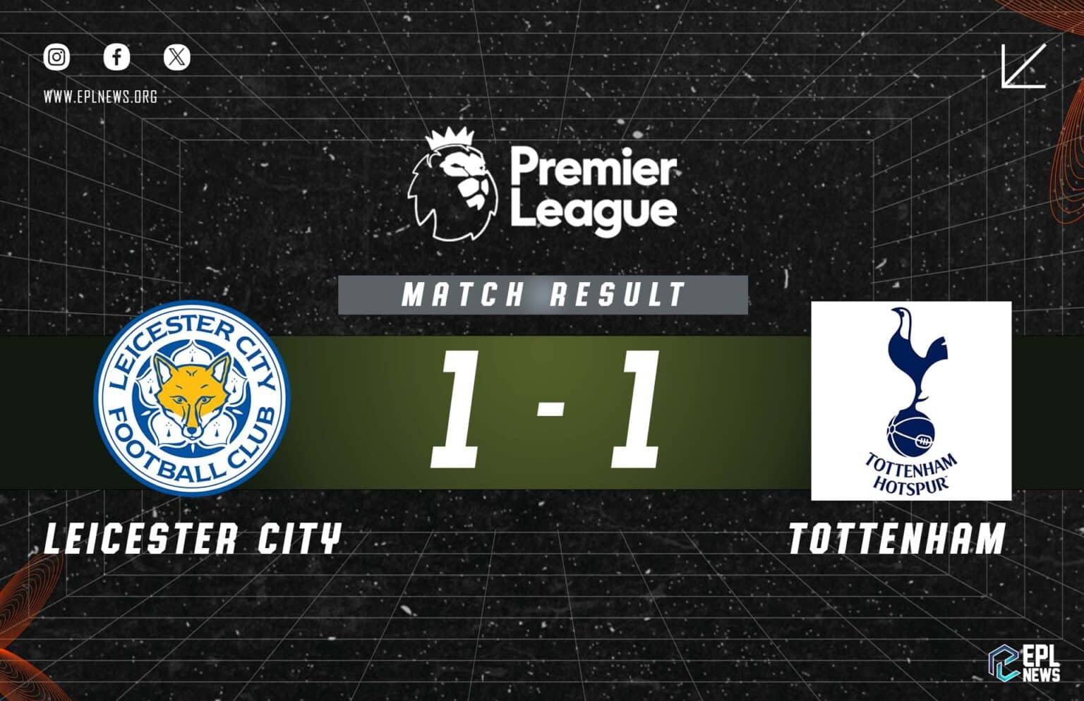 Leicester-Tottenham Raporu