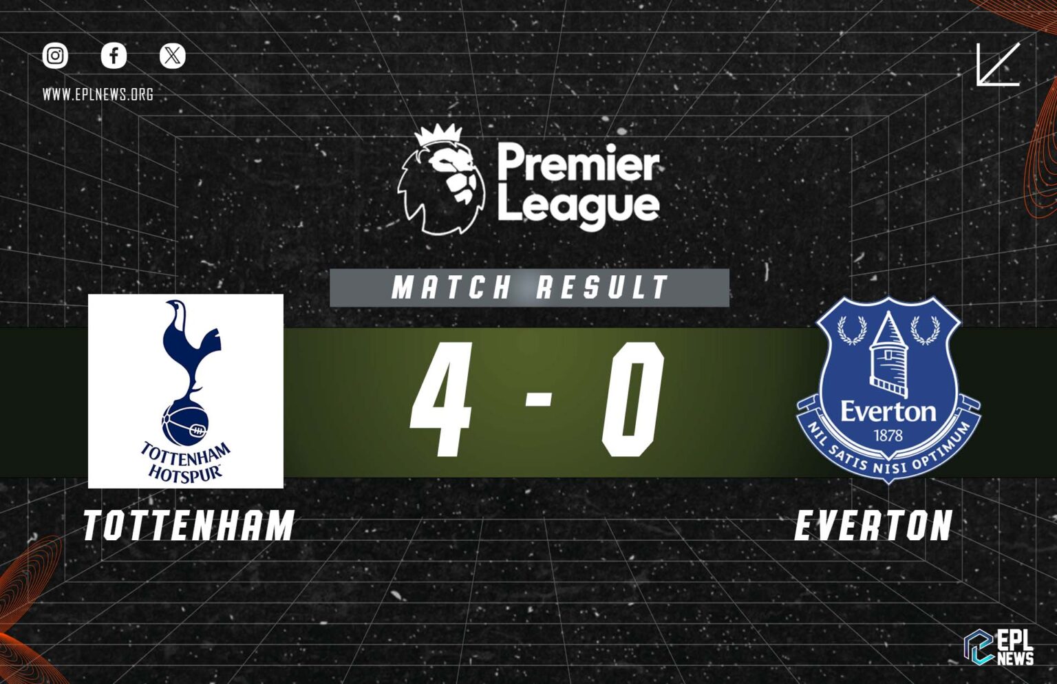 Tottenham - Everton Raporu