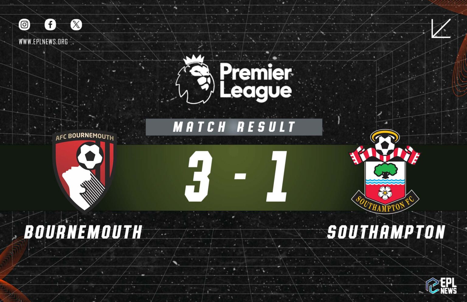 Bournemouth - Southampton 3-1 Raporu