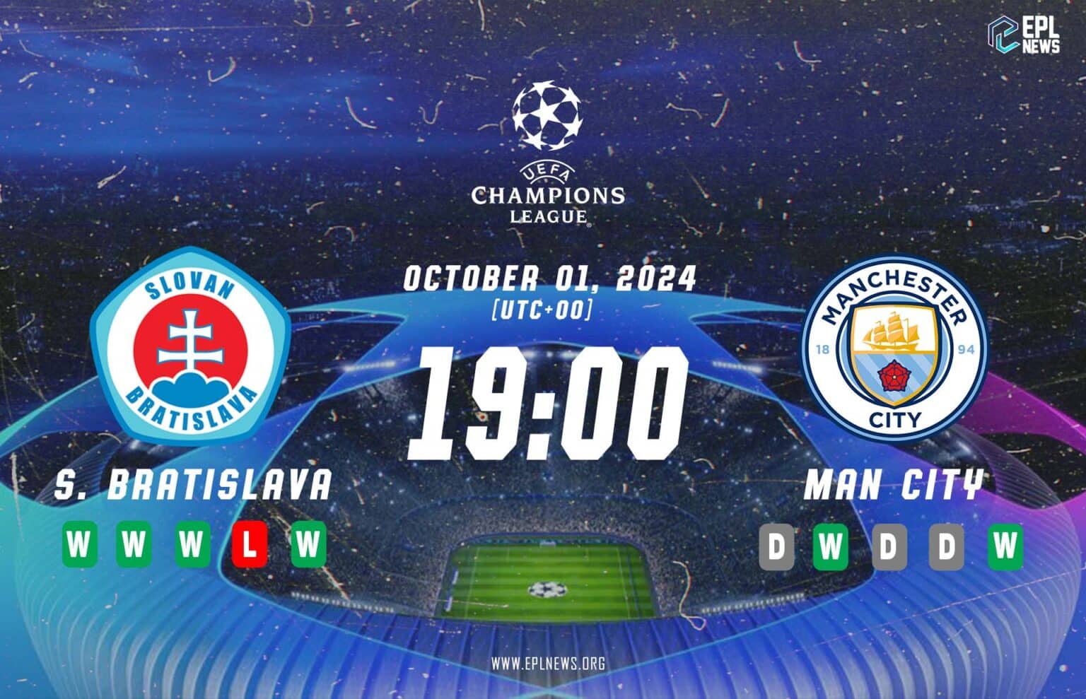 Slovan Bratislava - Manchester City Önizlemesi