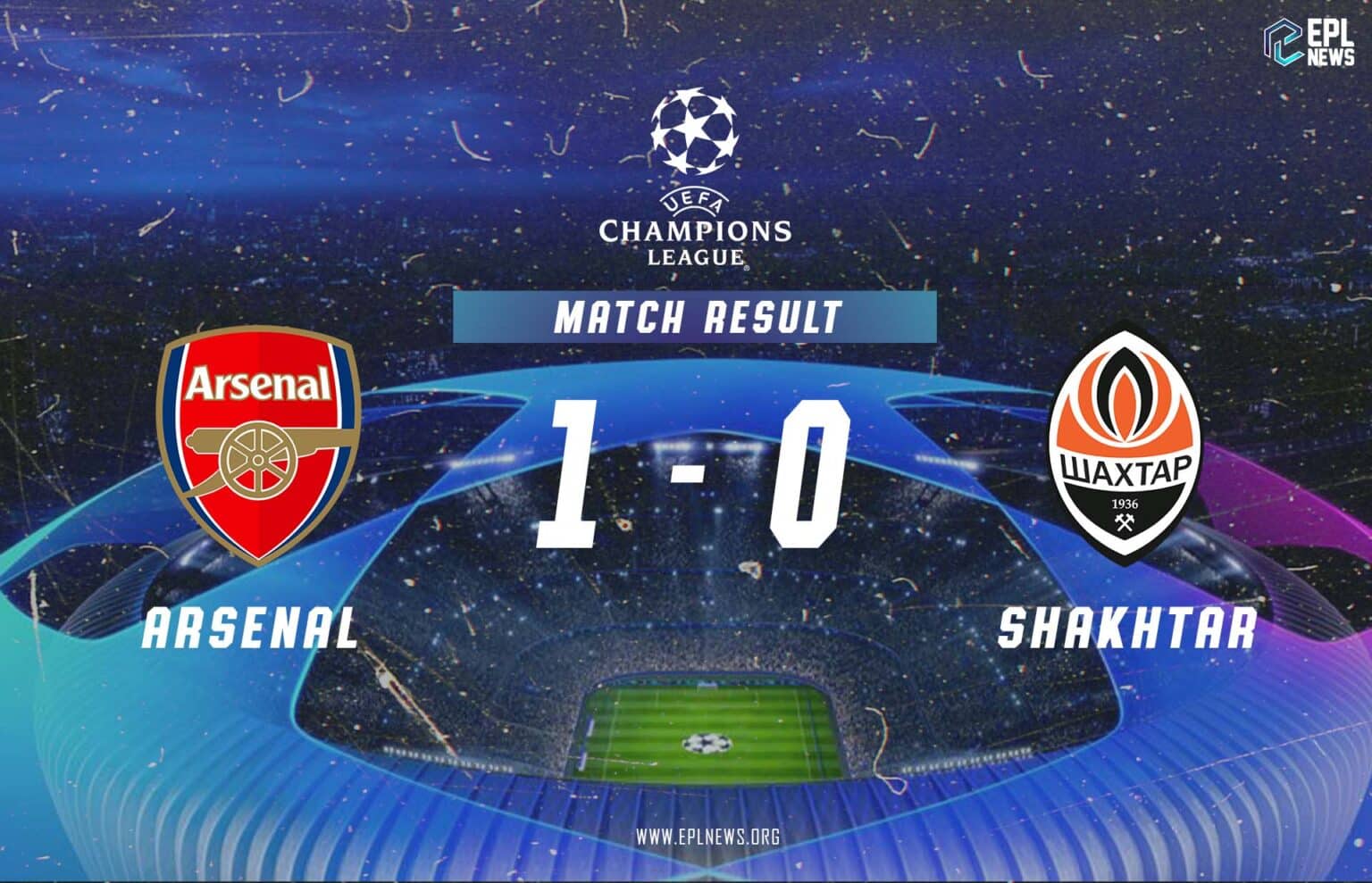 Arsenal - Shakhtar Donetsk 1-0 Raporu