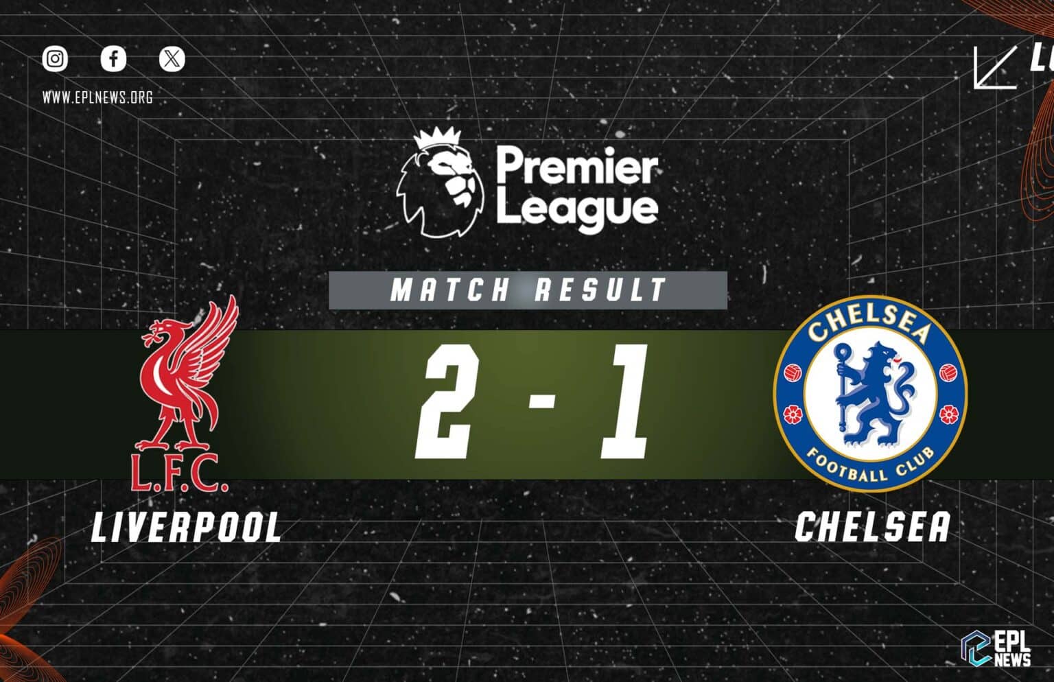 Liverpool - Chelsea 2-1 Raporu