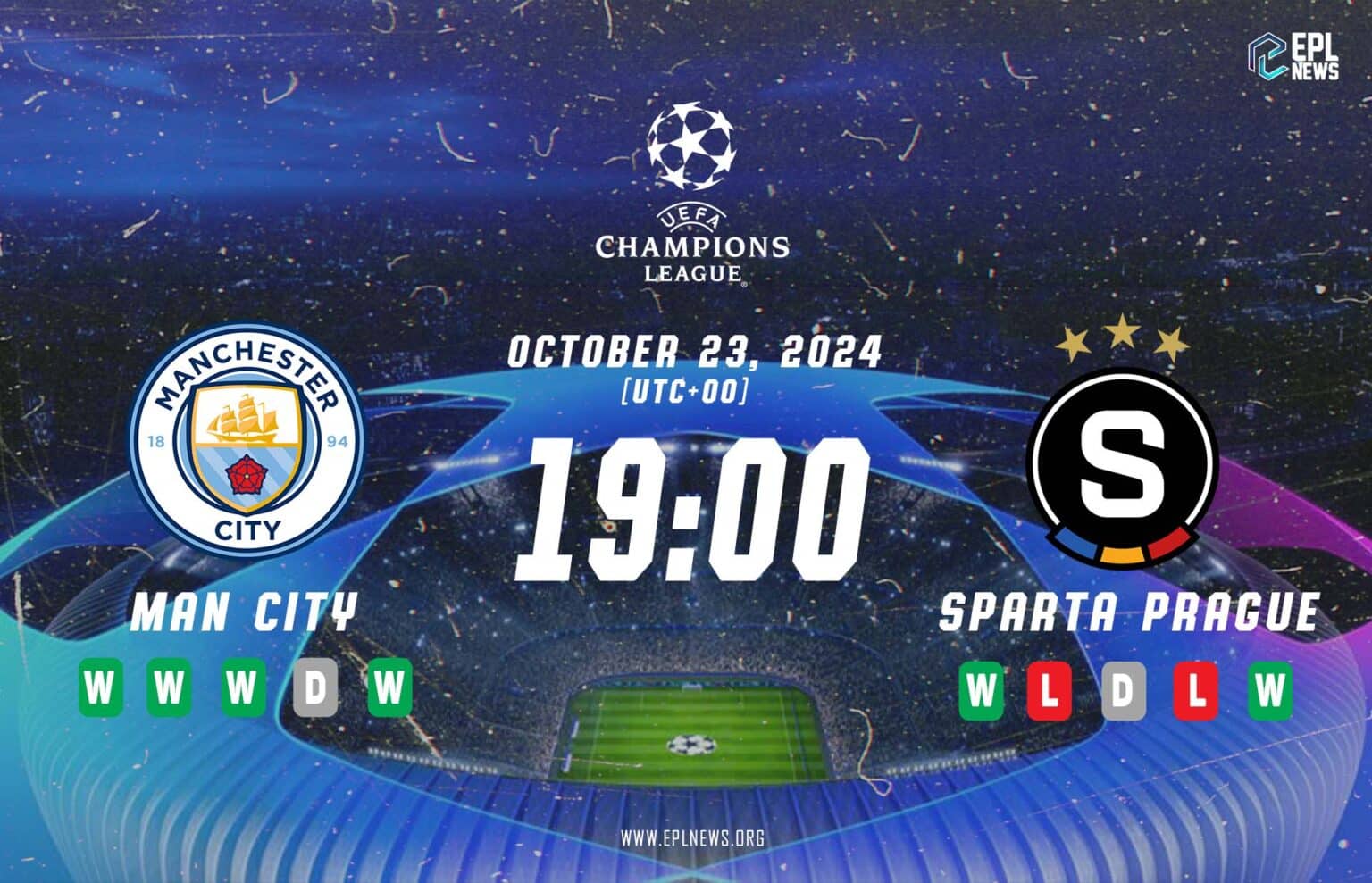 Manchester City - Sparta Prag Önizlemesi