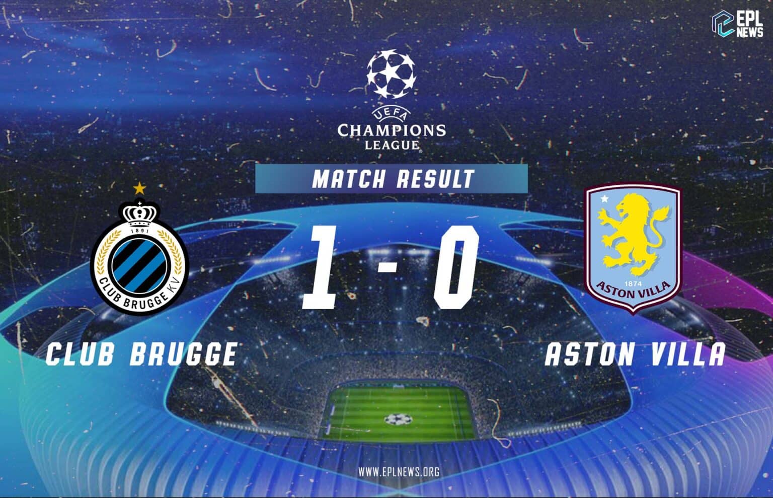 Club Brugge - Aston Villa 1-0 Raporu