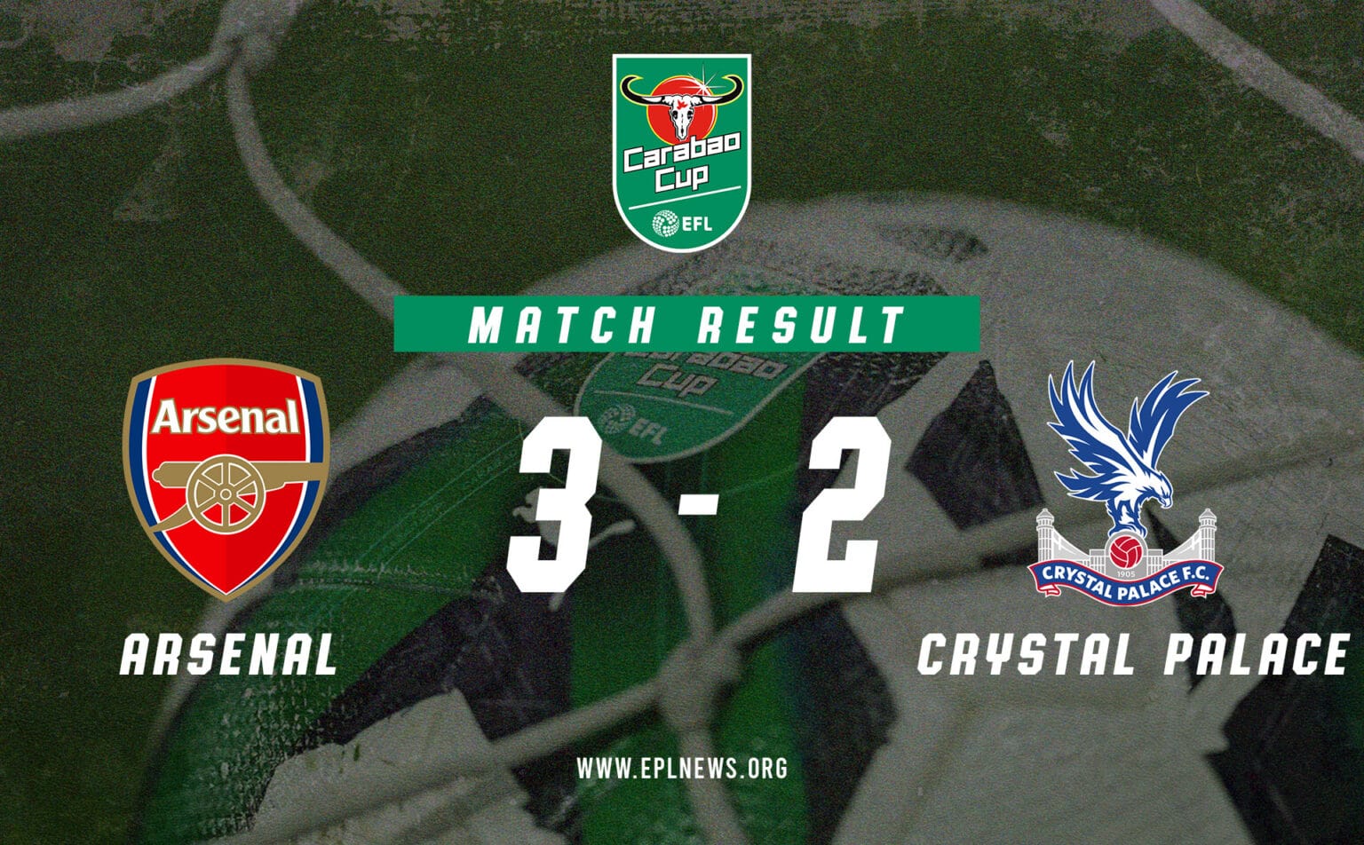 Arsenal vs Crystal Palace 3-2 EFL Kupası Raporu