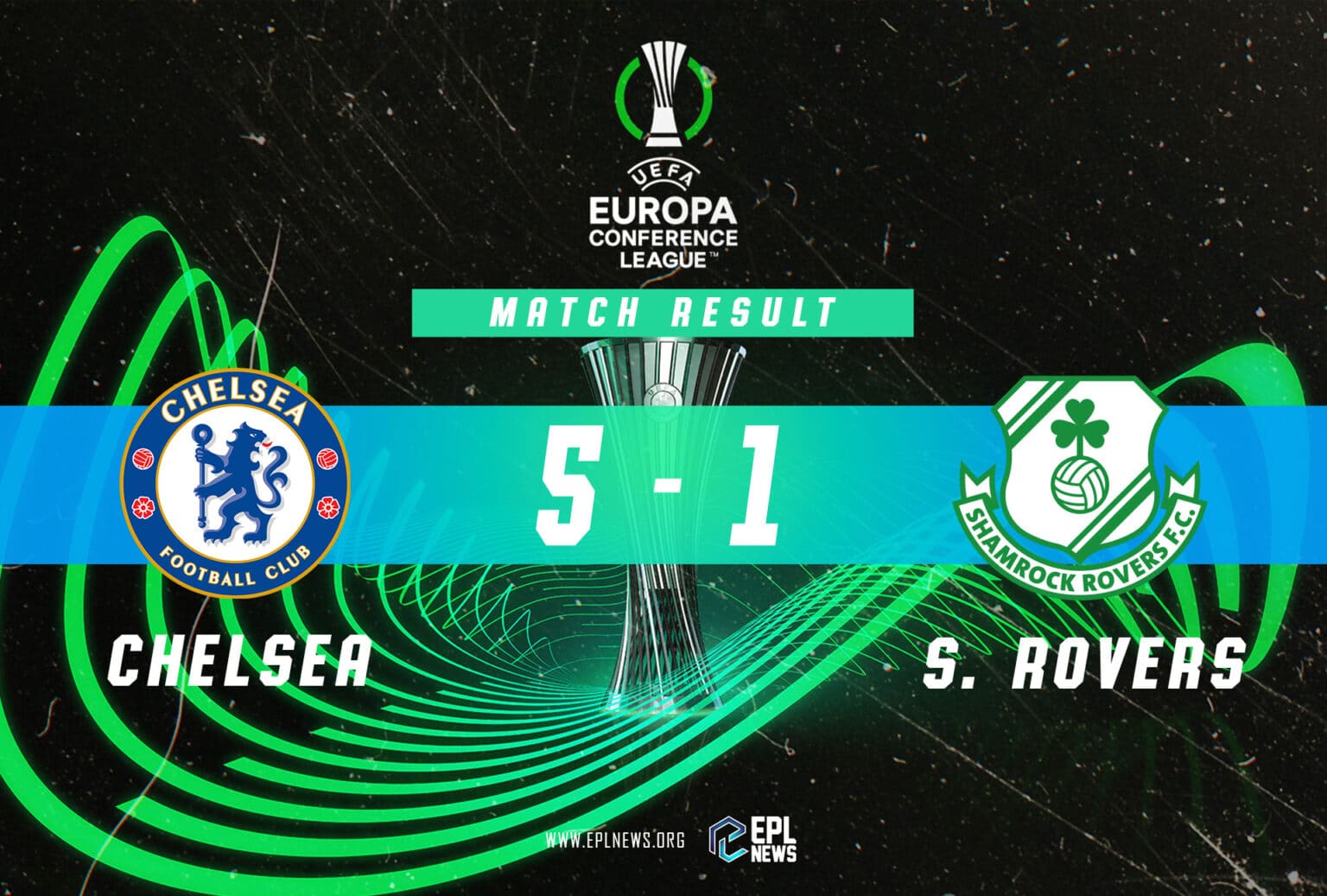 Chelsea vs Shamrock Rovers 5-1 Raporu