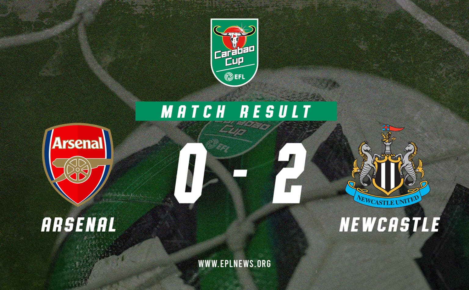 Arsenal vs Newcastle EFL Kupası 0-2 Raporu