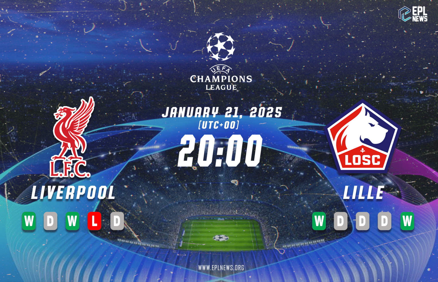 Liverpool - Lille Önizlemesi