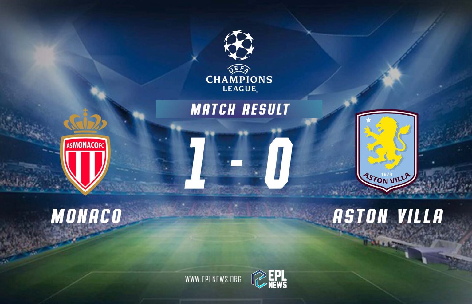 Monaco vs Aston Villa 1-0 Raporu