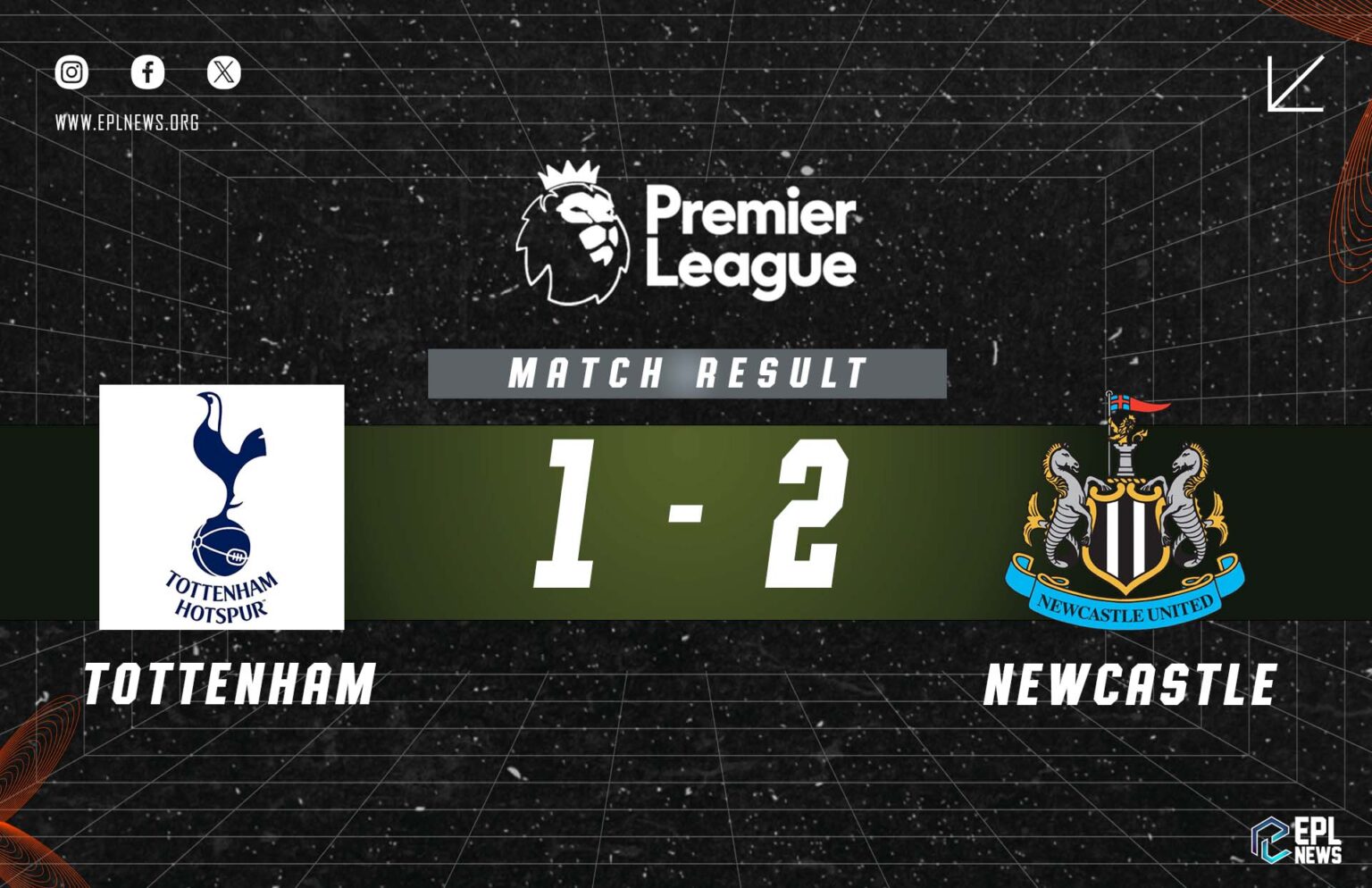 Tottenham - Newcastle 1-2 Raporu