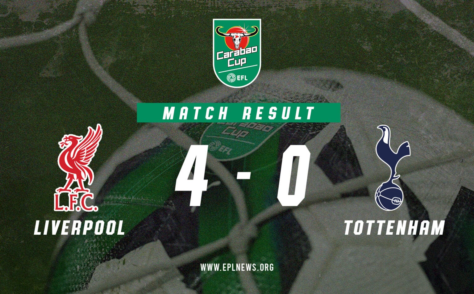 Liverpool - Tottenham EFL Kupası 4-0 Raporu