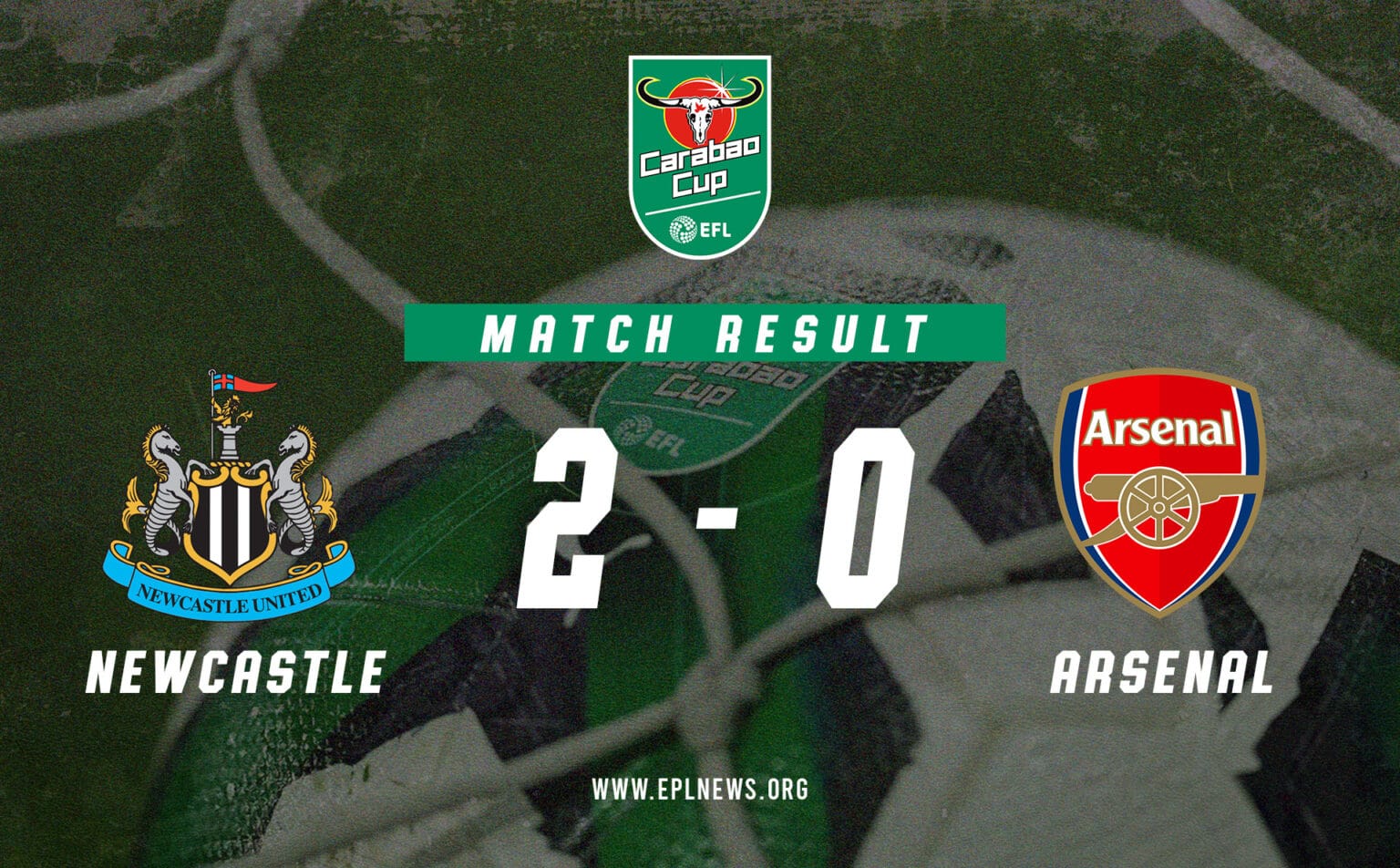 Newcastle - Arsenal EFL Kupası 2-0 Raporu