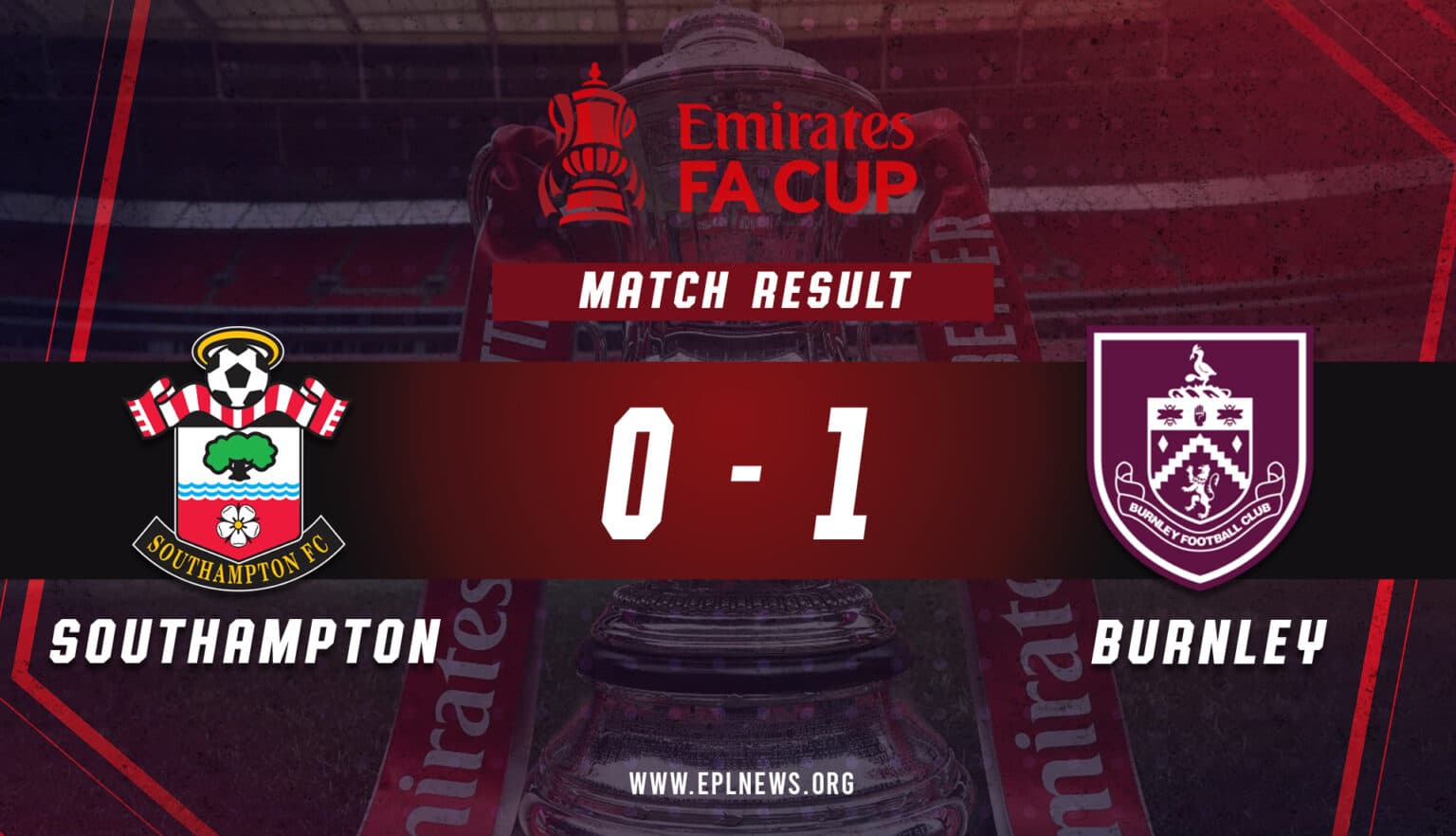 Southampton - Burnley 0-1 FA Kupası Raporu