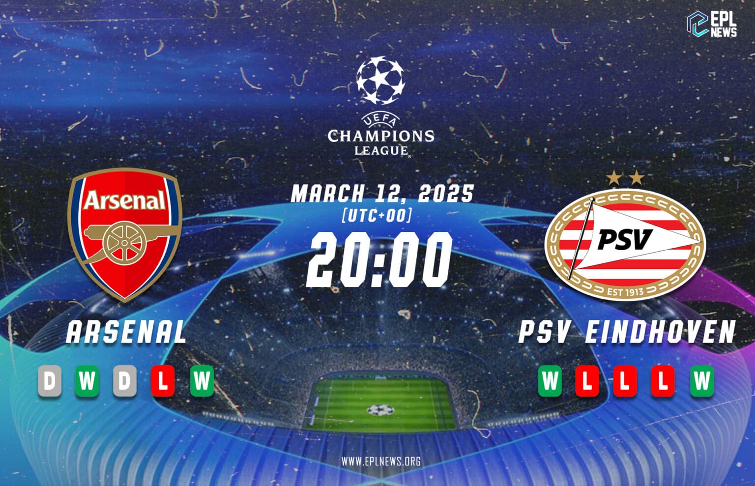 Arsenal - PSV Önizlemesi