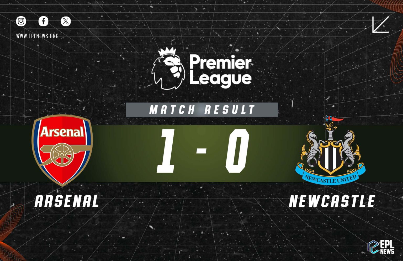 Arsenal vs Newcastle 1-0 Raporu