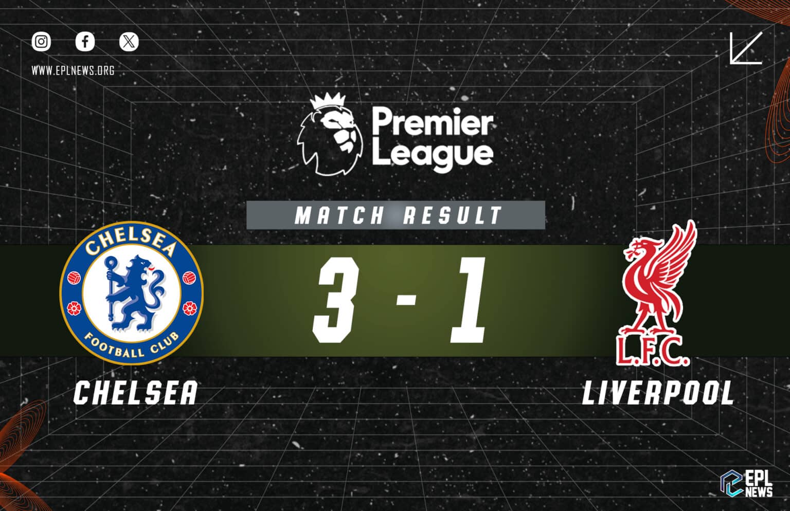 Chelsea - Liverpool 3-1 Raporu