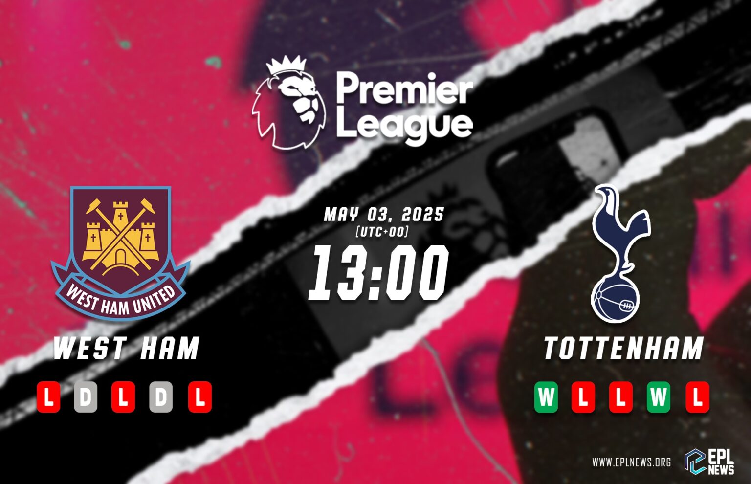 West Ham - Tottenham Önizlemesi