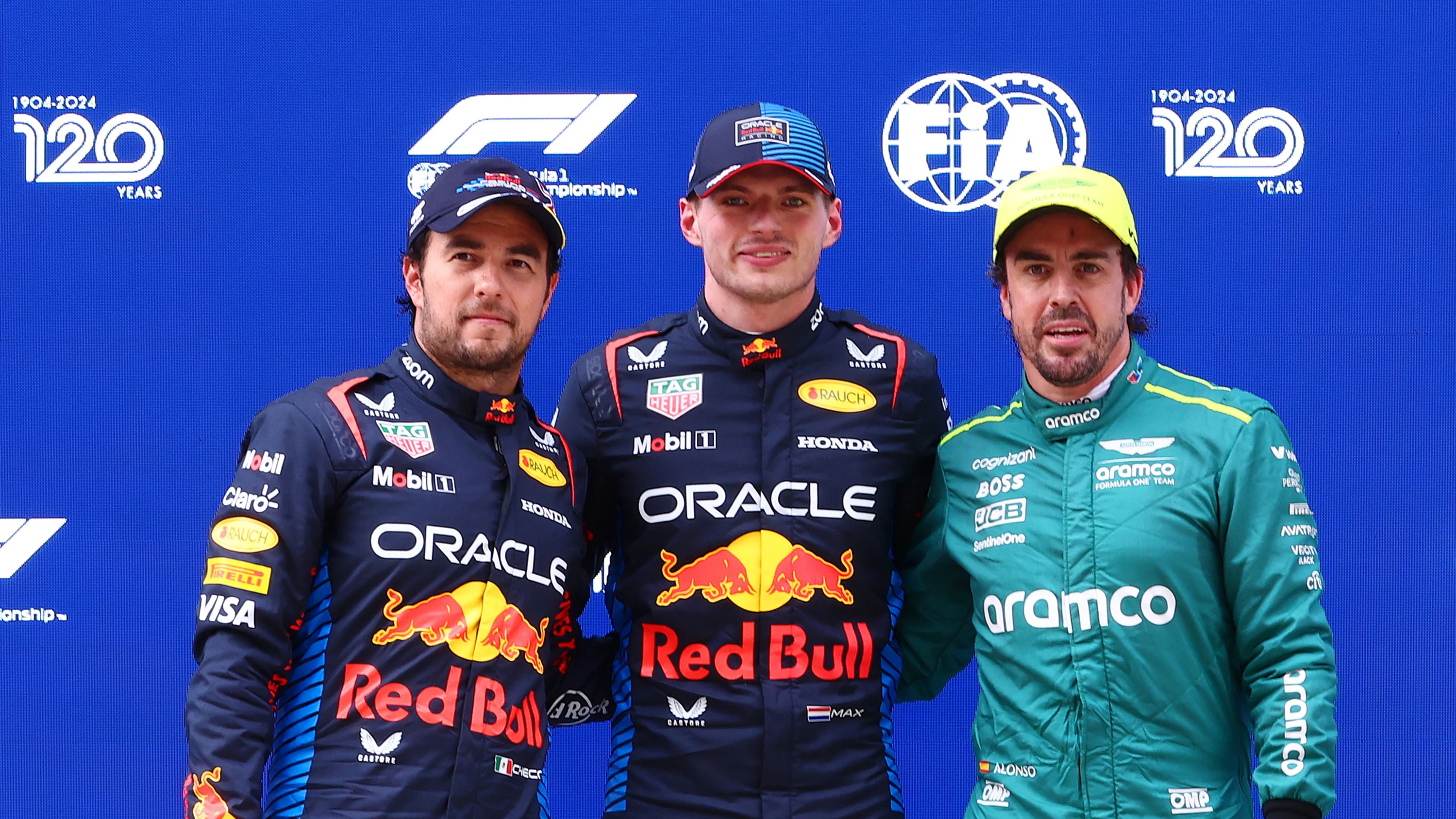 SHANGHAI, Çin - 20 Nisan: Kutup pozisyonu elemeliği Max Verstappen, Hollanda ve Oracle