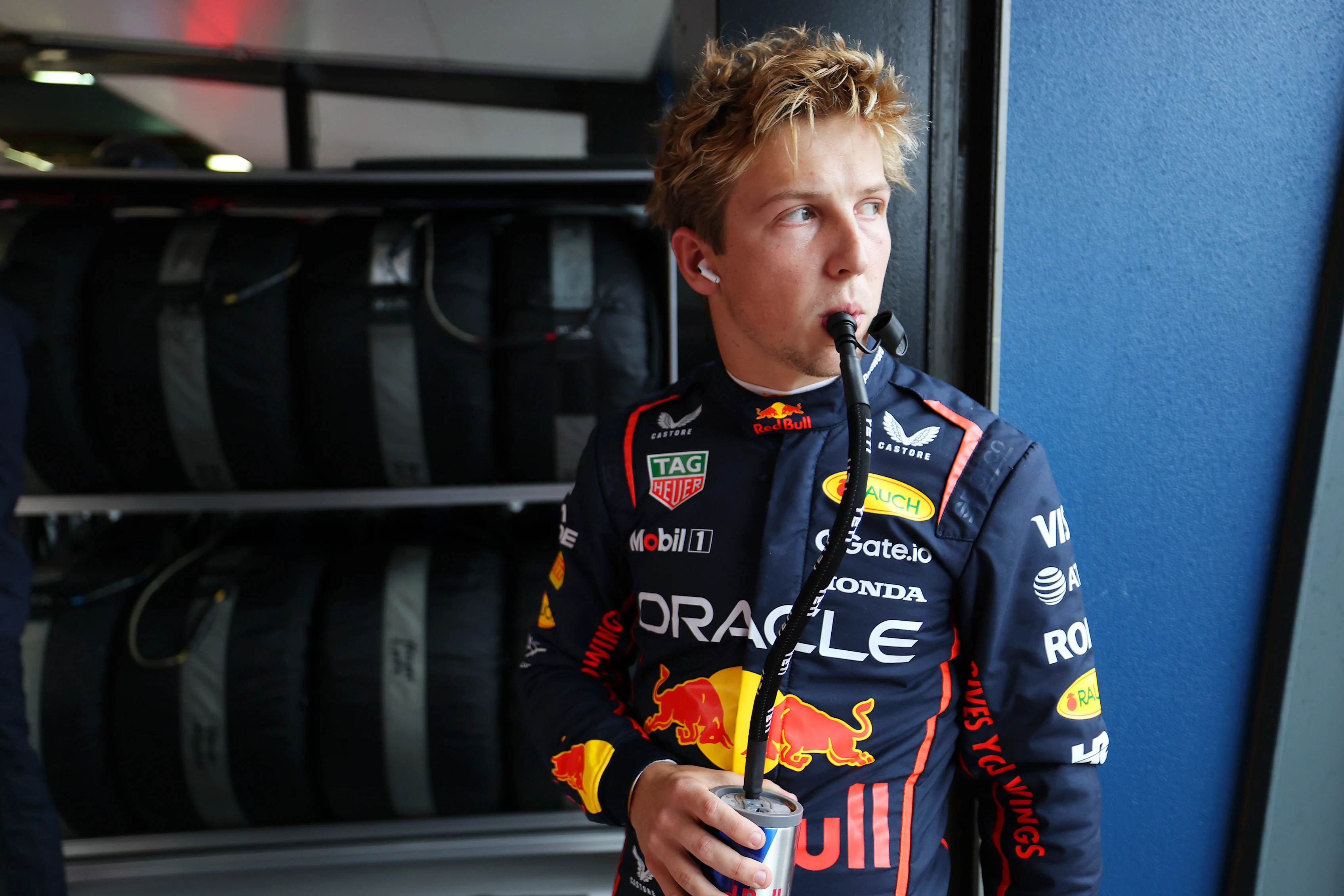 MELBOURNE, Avustralya - 16 Mart: Yeni Zelanda ve Oracle Red Bull Racing'den Liam Lawson
