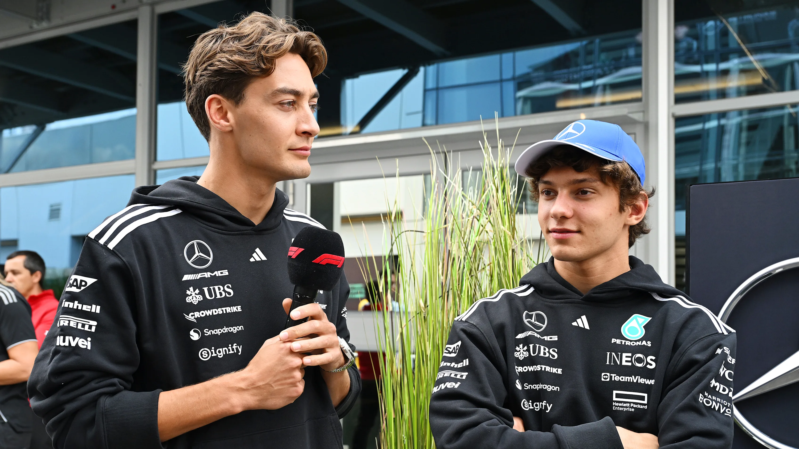 Montreal, Quebec - 12 Haziran: Büyük Britanya'dan George Russell ve Mercedes AMG Petronas F1 Takımı ve