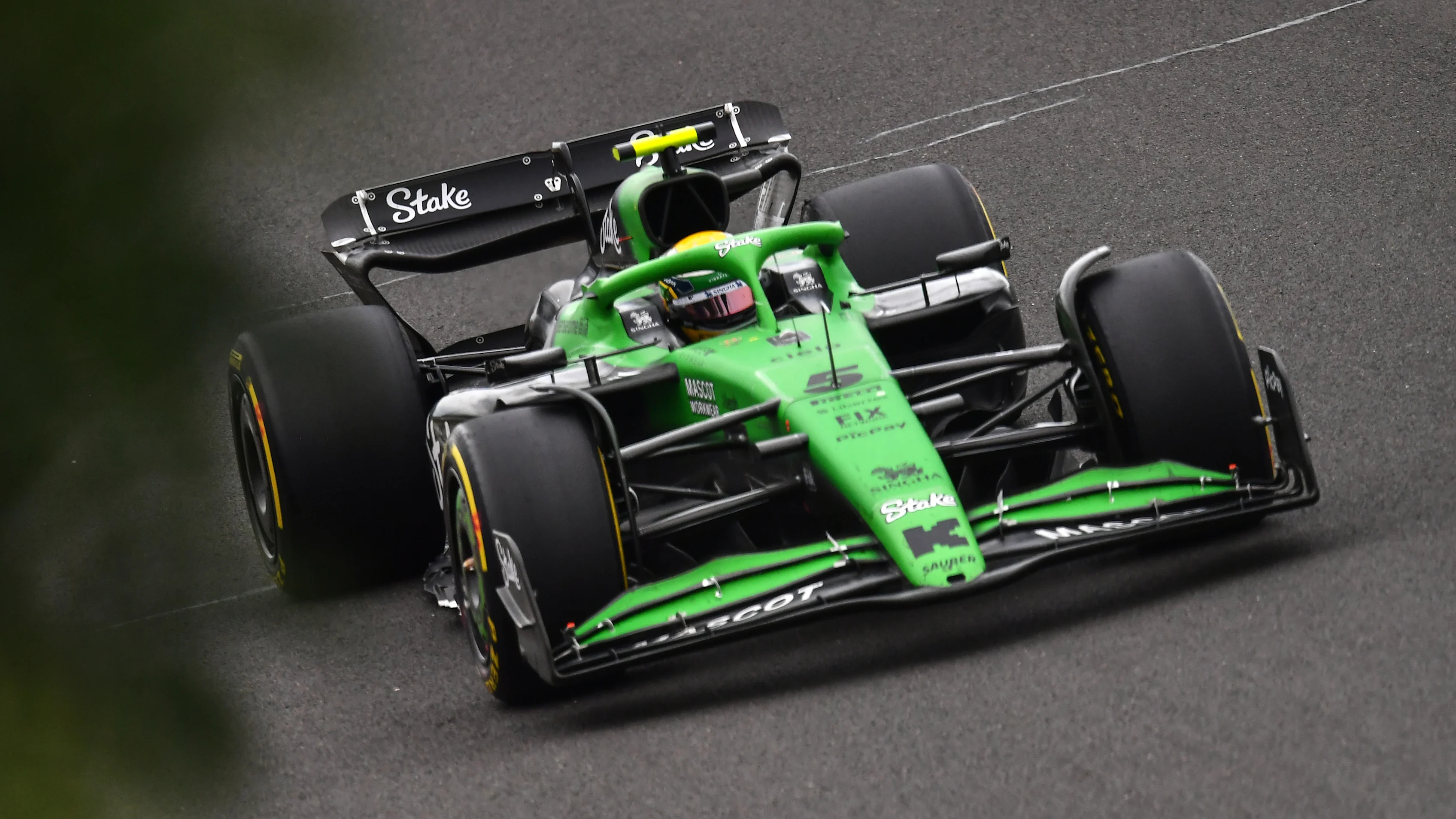 Budapeşte, Macaristan - 03 Ağustos: Brezilya'dan Gabriel Bortoleto (5) Kick Sauber C45 Ferrari