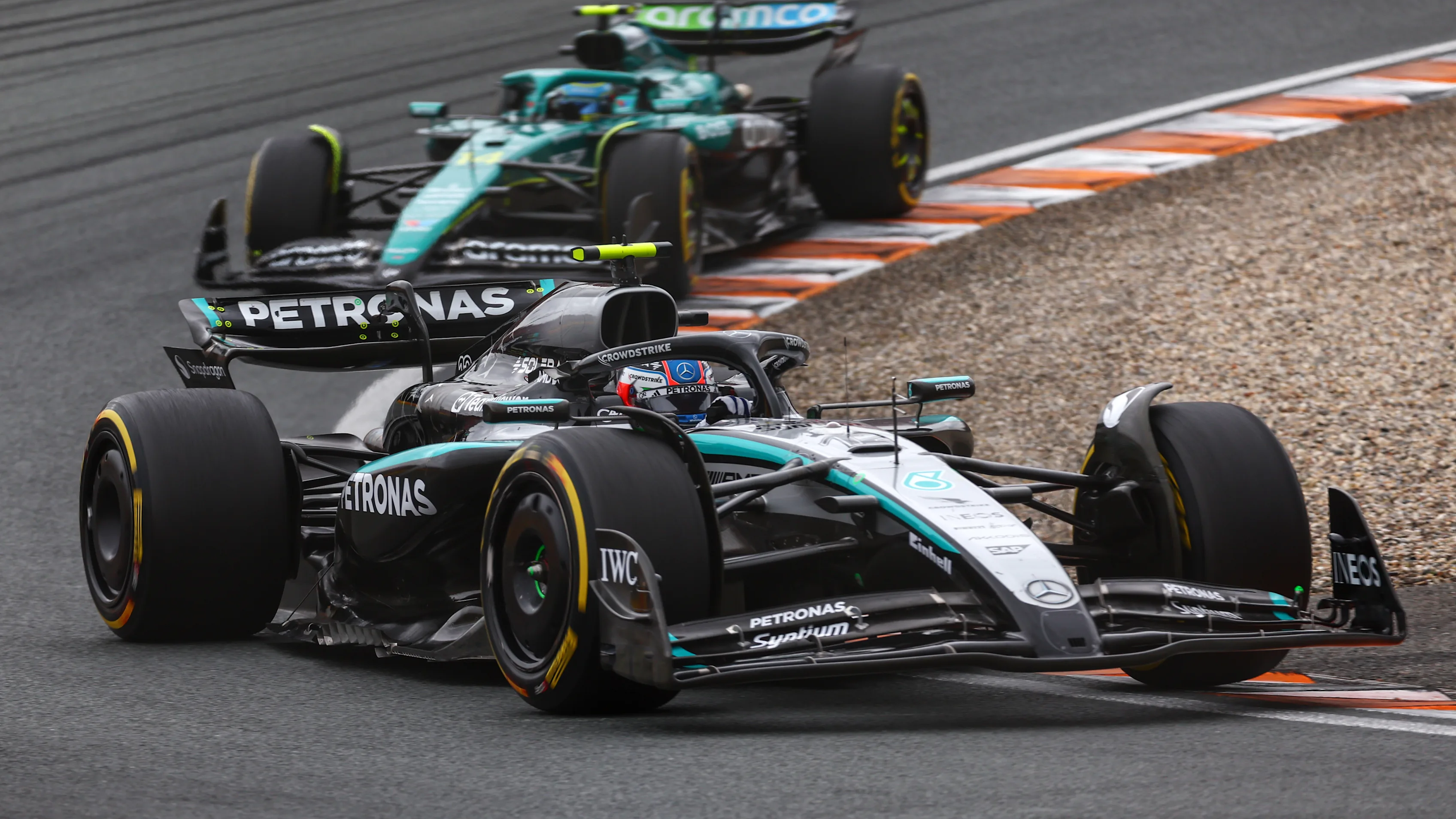 Zandvoort, Hollanda - 31 Ağustos: İtalya'dan Andrea Kimi Antonelli (12) Mercedes AMG'yi kullanıyor