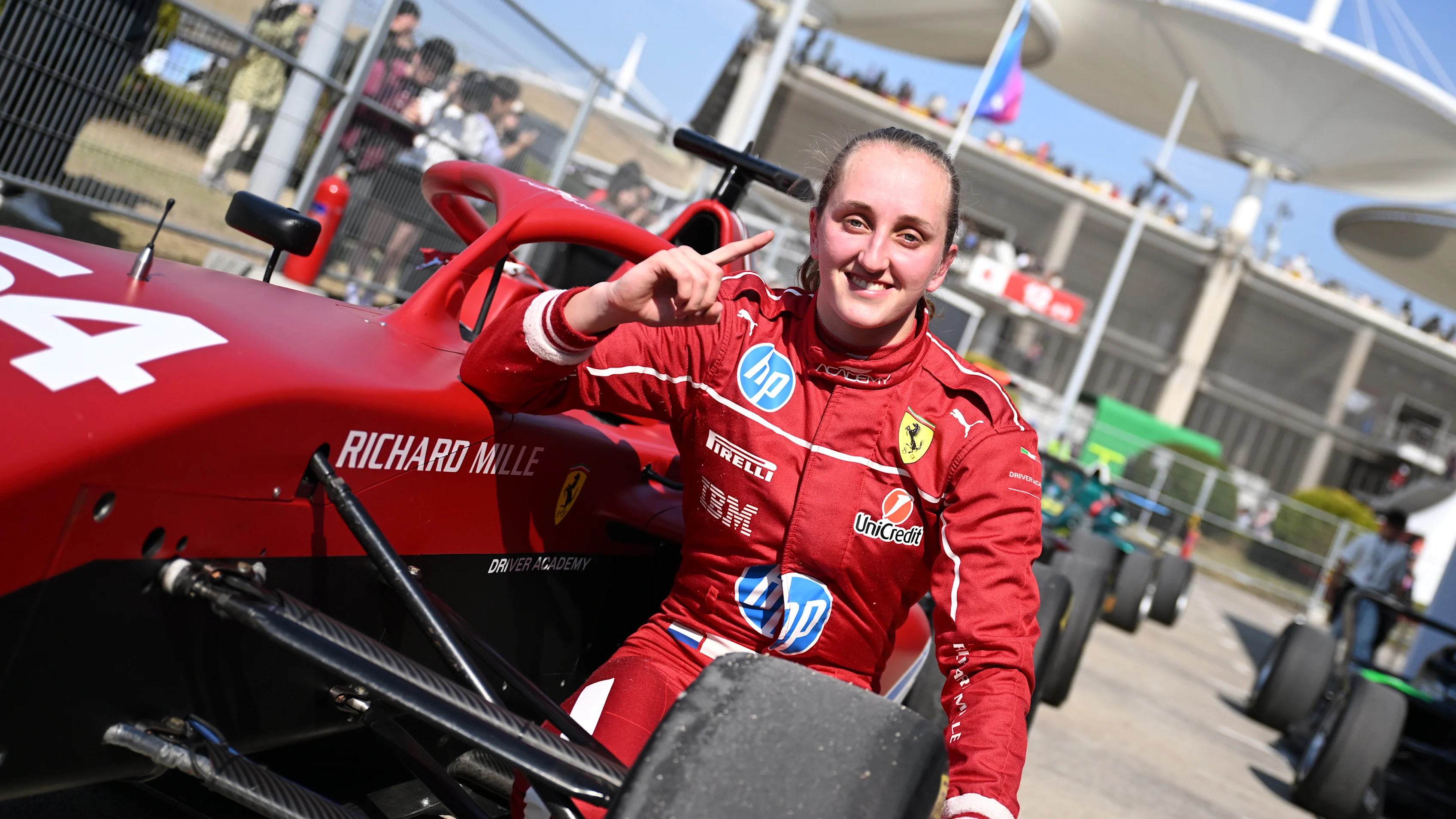 SHANGHAI, Çin - 21 Mart: Kutup pozisyonu elemeleri Hollanda ve MP Motorsport'tan Maya Weug (64)