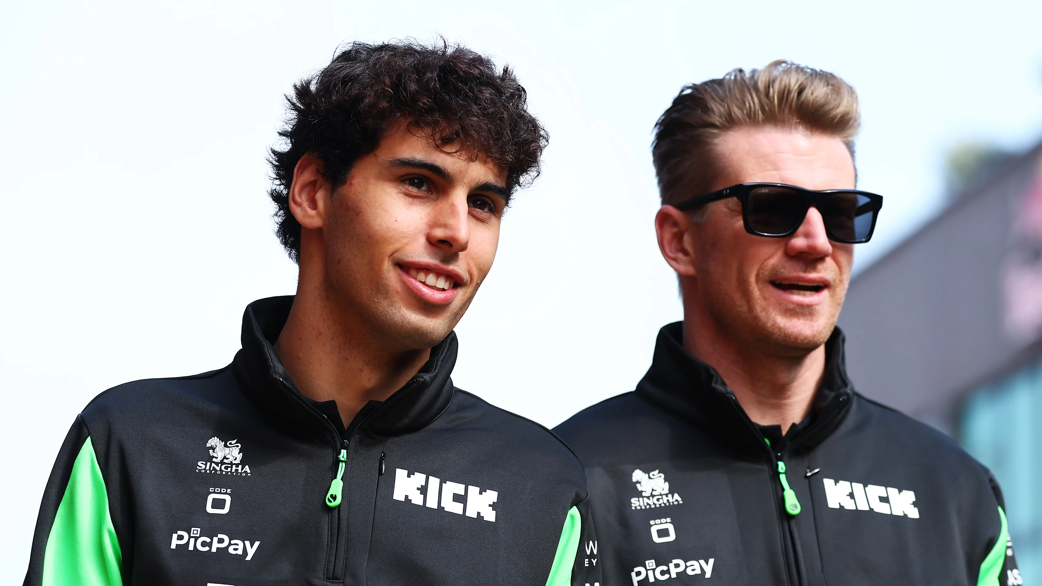 SPA, Belçika - 25 Temmuz: Brezilya'dan Gabriel Bortoleto ve Sac F1 Takımı Kick Sauber ve Nico