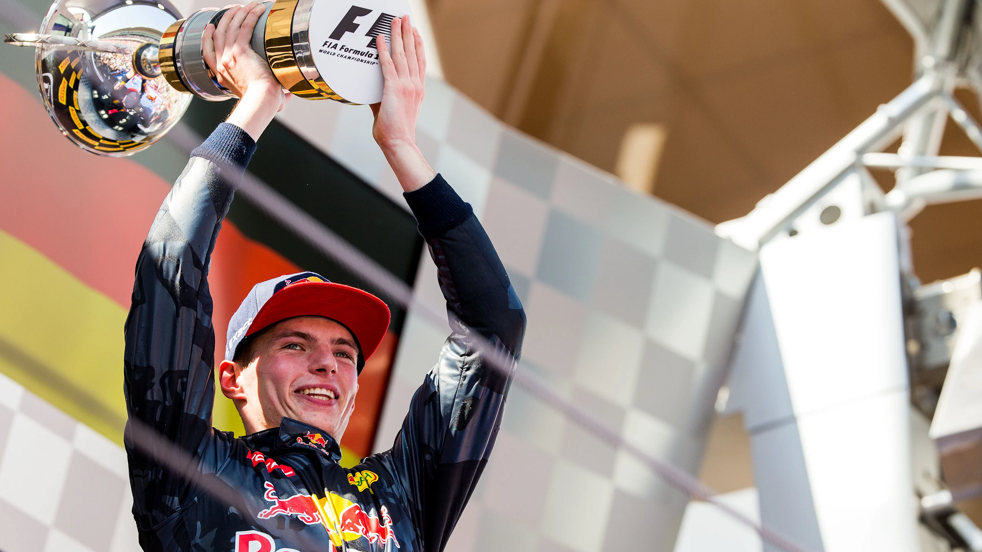 Montmelo, İspanya - 15 Mayıs: İspanyollar sırasında Red Bull Racing ve Hollanda'dan Max Verstappen