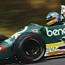 Gerhard Berger, Benetton Tyrrell 012'yi kullanıyor