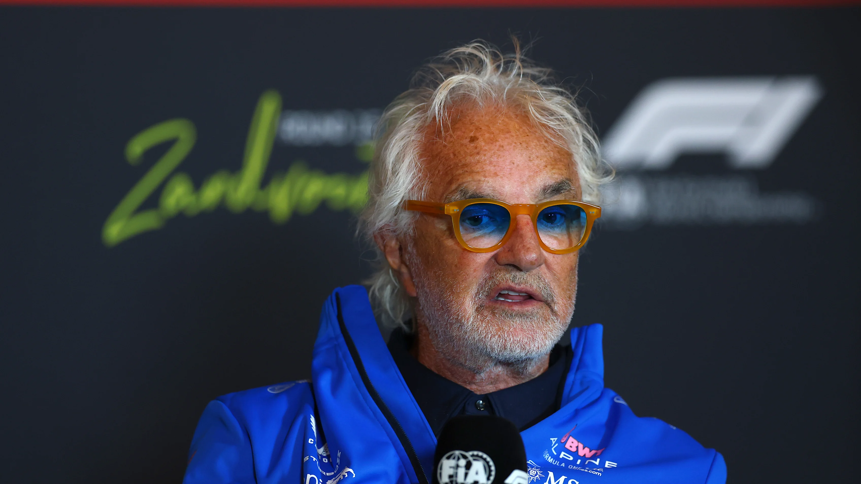 Zandvoort, Hollanda - 29 Ağustos: Flavio Briatore, takımda Alpine F1'in yönetici danışmanı