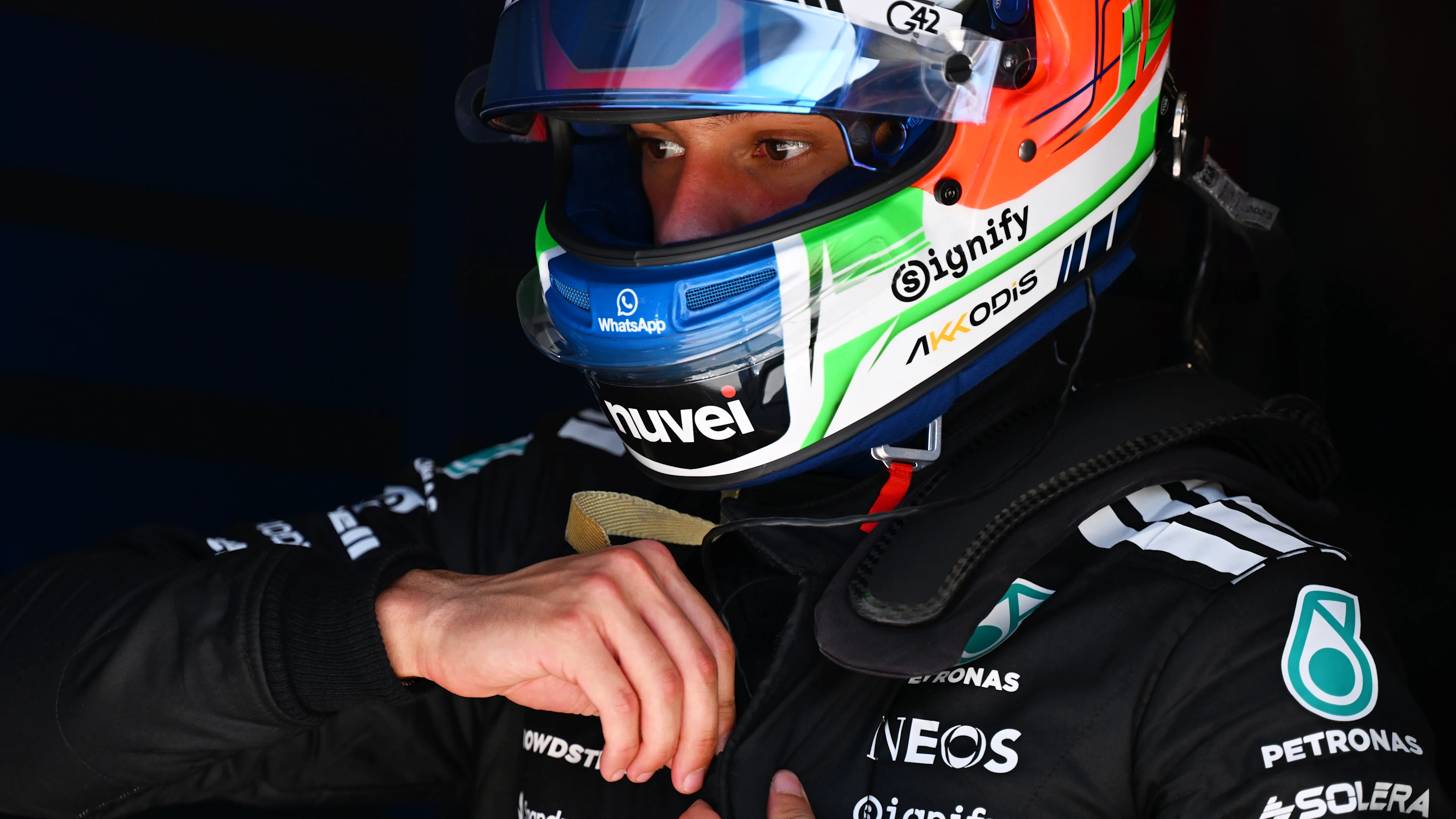 Zandvoort, Hollanda - 30 Ağustos: Onbirinci Yerleştirici ve İtalya'dan Yetiştirilmiş Andrea Kimi Antonelli ve