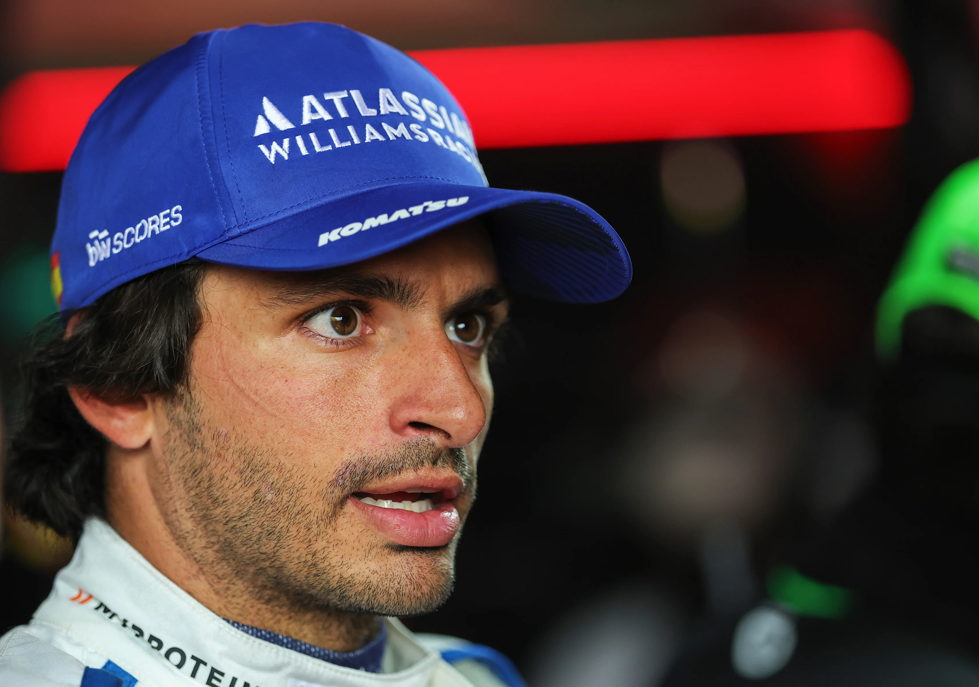 Zandvoort, Hollanda - 31 Ağustos: On üçüncü sırada İspanya'dan Carlos Sainz ve Williams konuşuyor