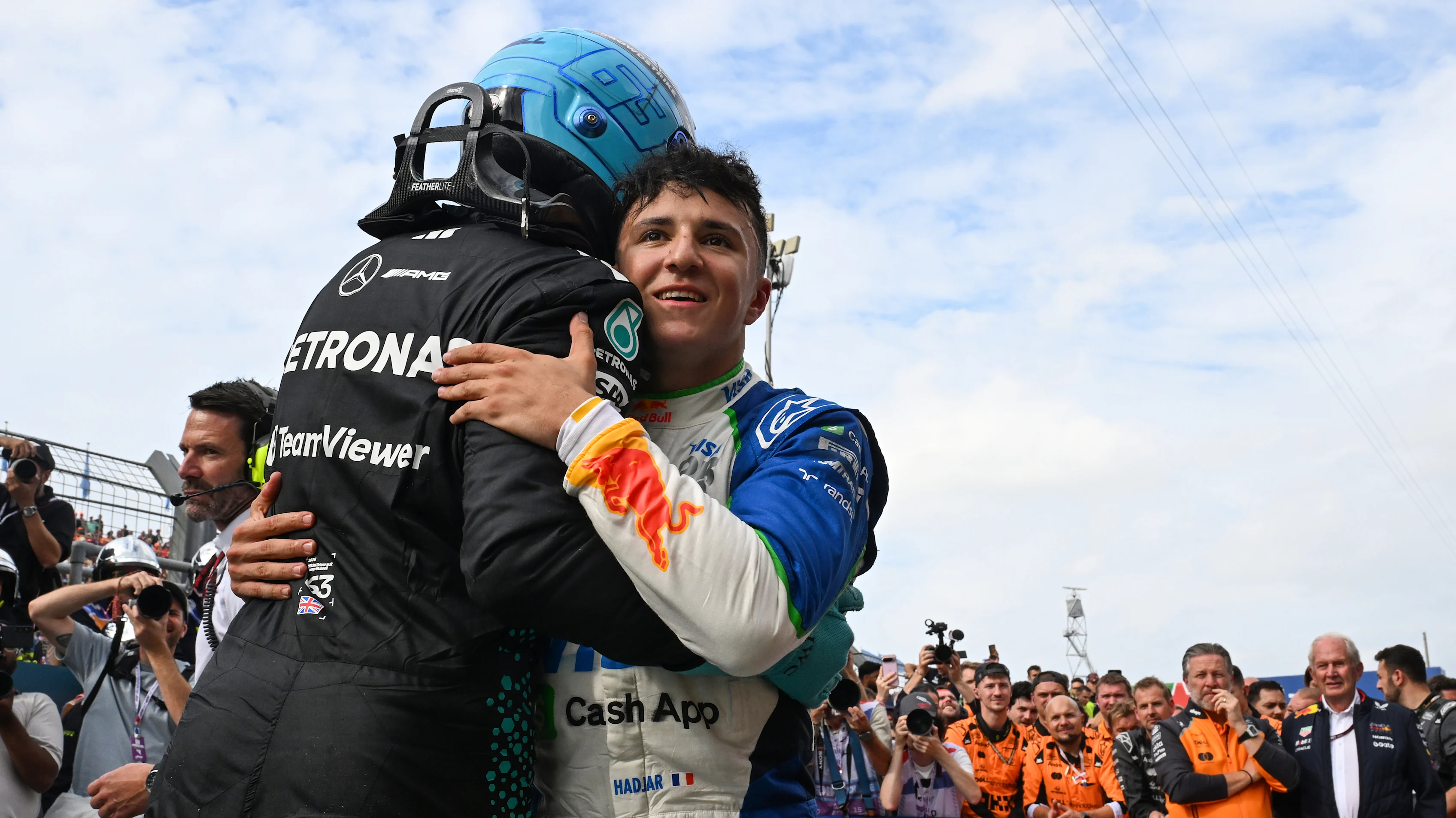 Zandvoort, Hollanda - 31 Ağustos: Büyük Britanya ve Mercedes AMG'den Dördüncü Yerde George Russell