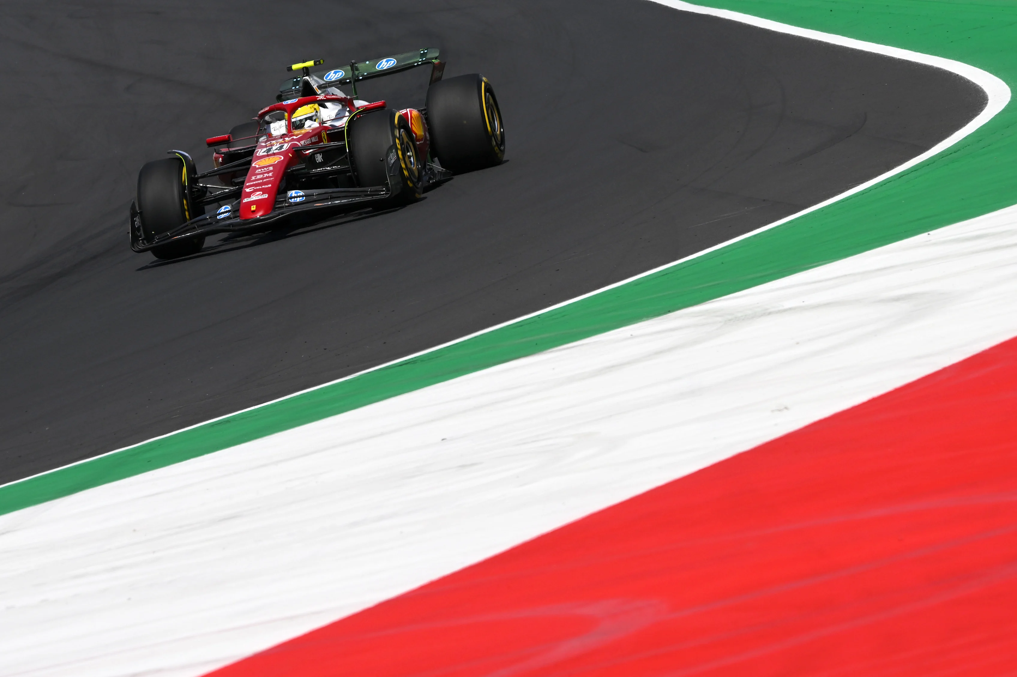 Monza, İtalya - 05 Eylül: Büyük Britanya'dan Lewis Hamilton (44) Scuderia Ferrari