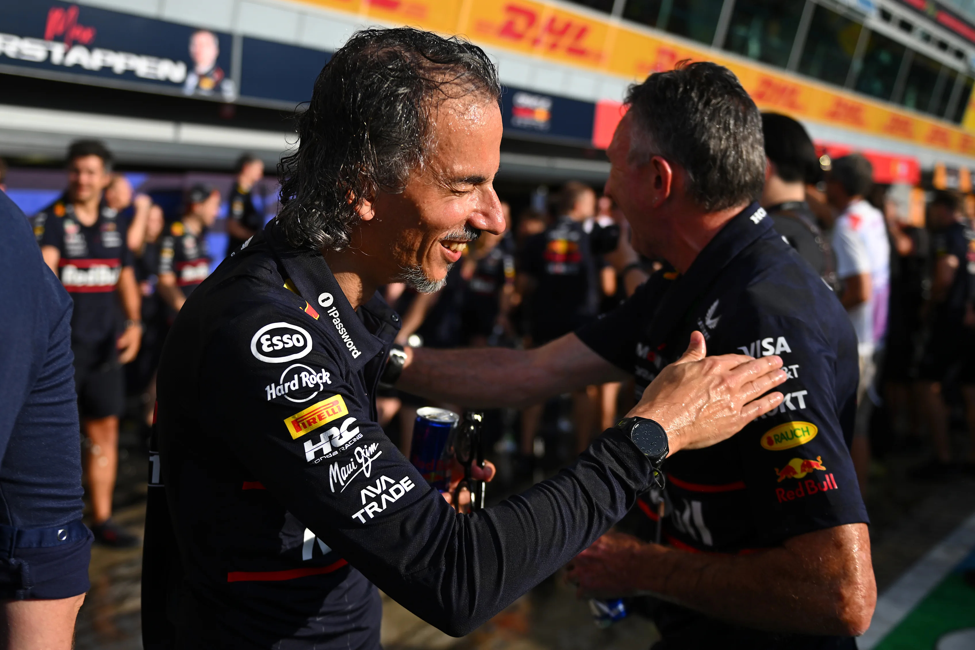 Monza, İtalya - 07 Eylül: Hollanda'dan yarış kazanan Max Verstappen ve Oracle Red Bull
