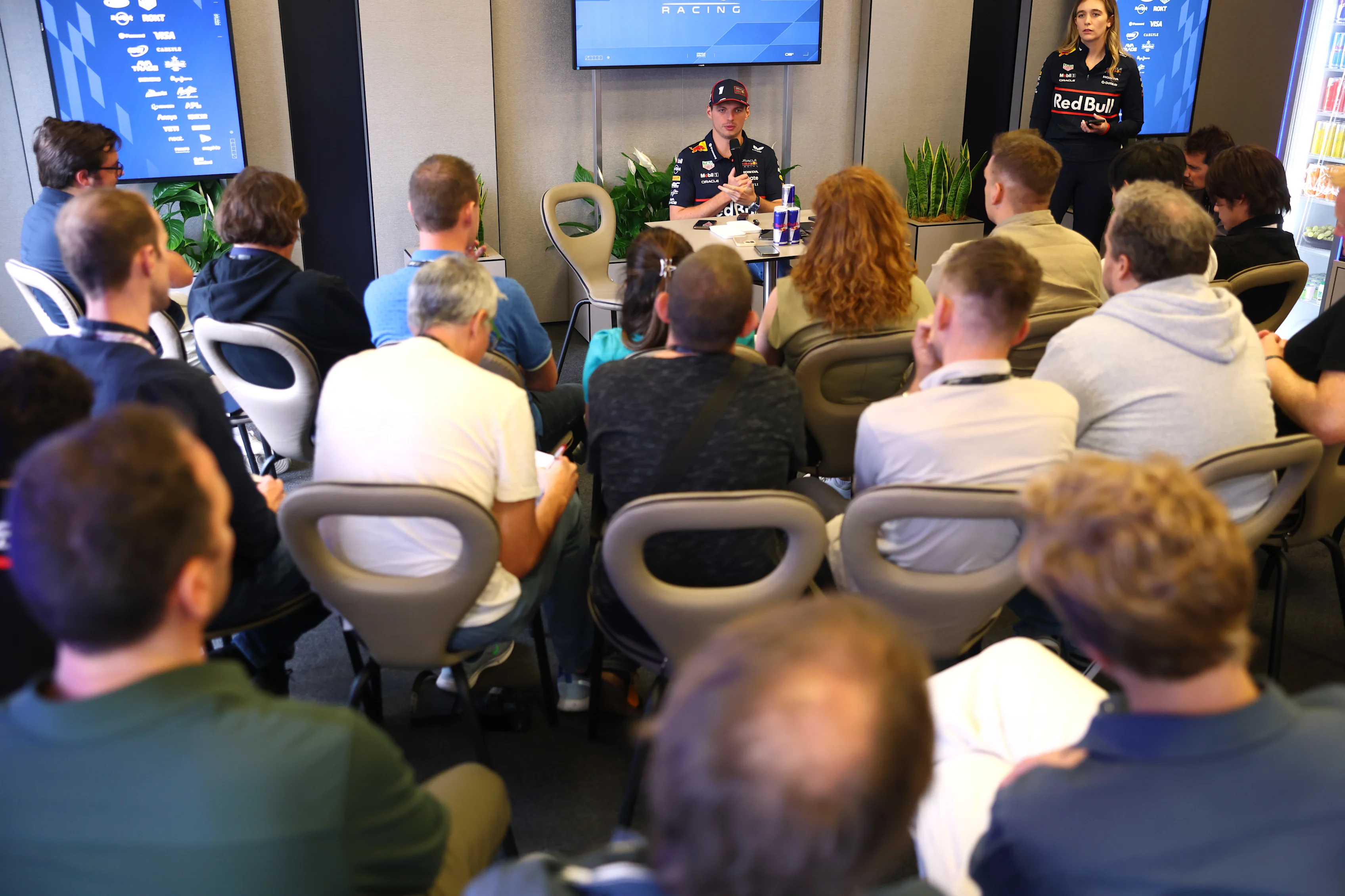 Bakü, Azerbaycan - 18 Eylül: Hollanda'dan Max Verstappen ve Oracle Red Bull Racing