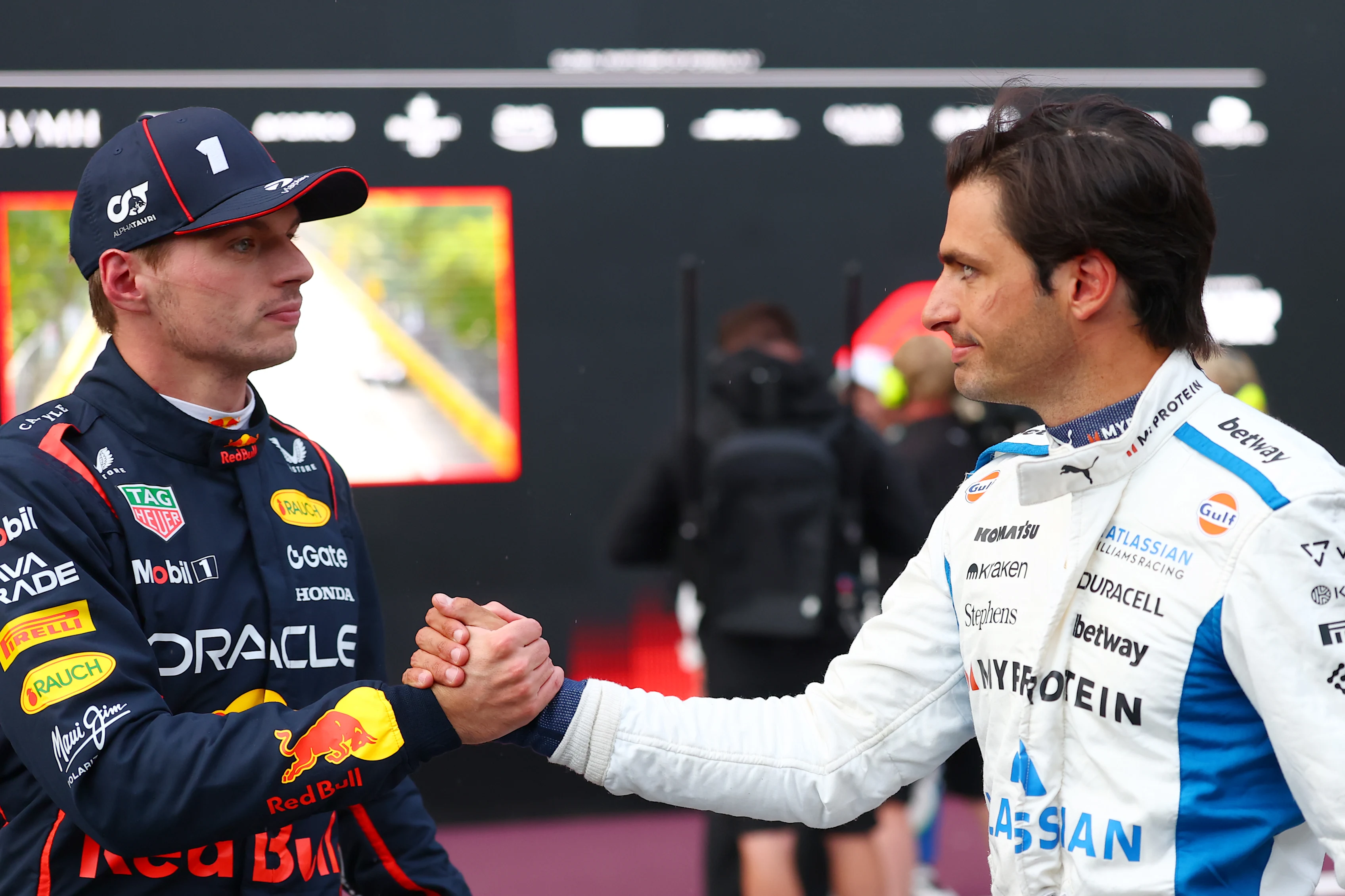 BAKU, Azerbaycan - 20 Eylül: Kutup pozisyonu elemeliği Max Verstappen of the Hollanda ve