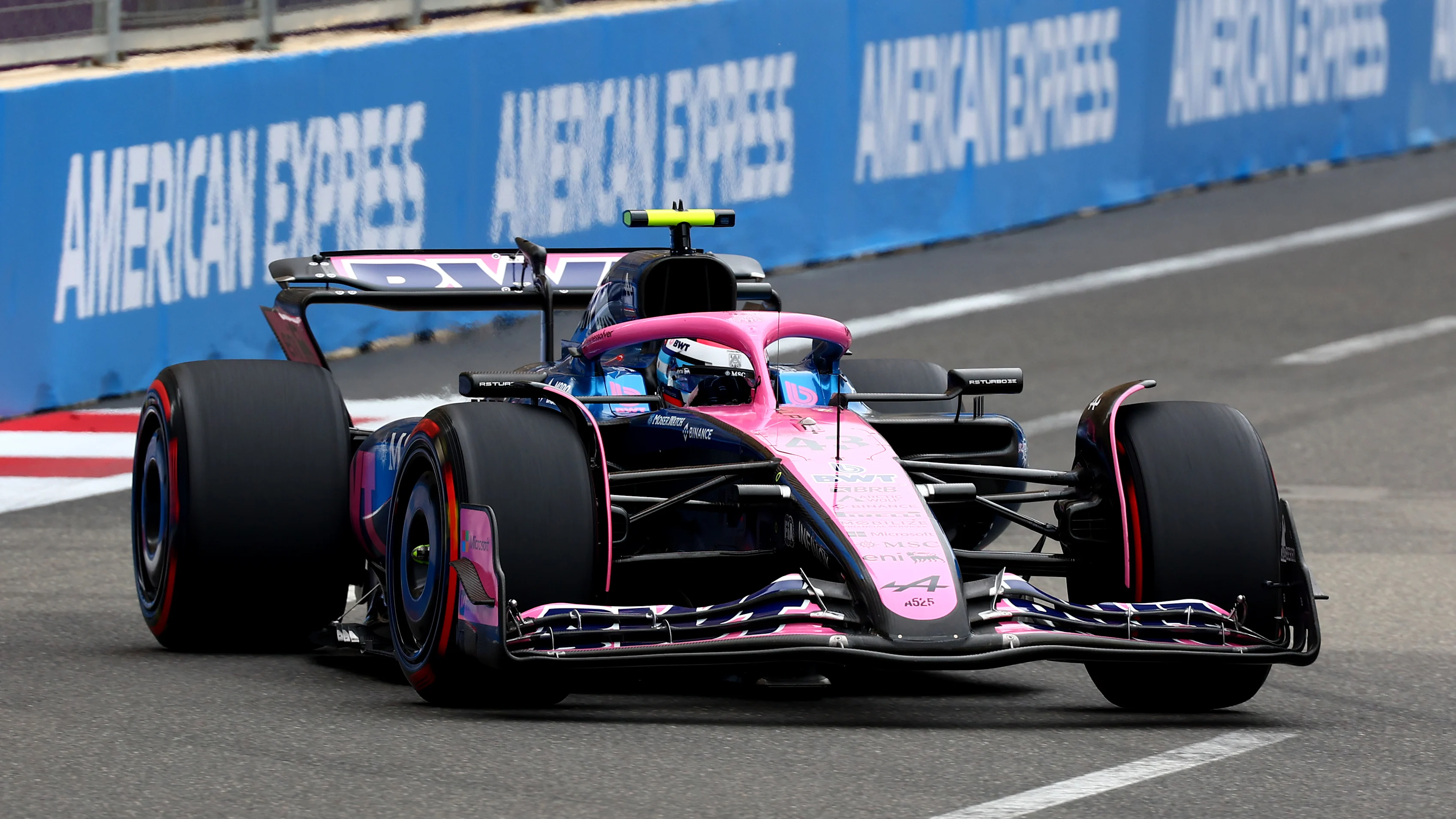 BAKU, Azerbaycan - 21 Eylül: Arjantinli Franco Colapinto (43) Alpine F1 A525