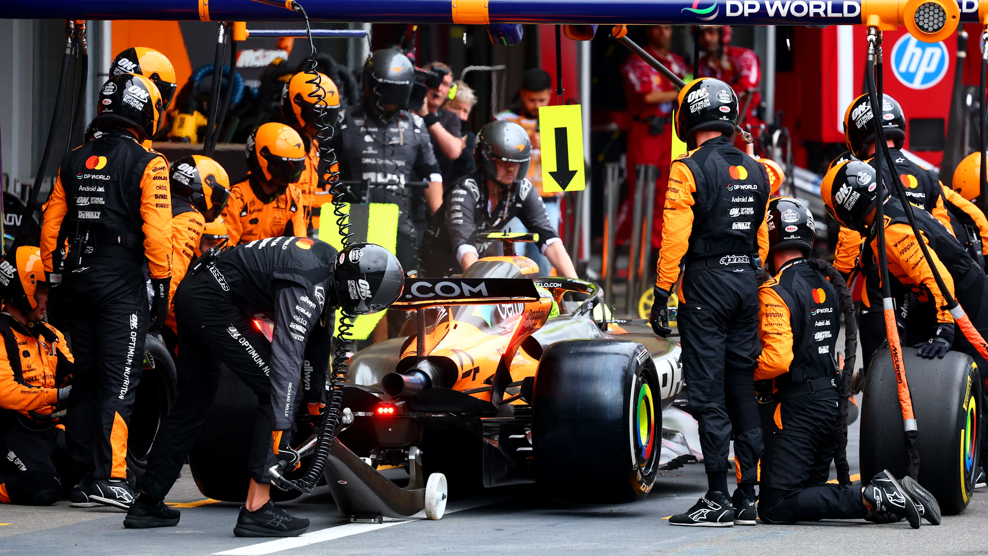 BAKU, Azerbaycan - 21 Eylül: Büyük Britanya'dan Lando Norris (4) McLaren MCL39
